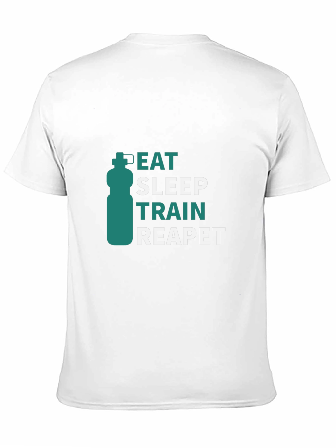 Eat Sleep Train Repeat Graphic T-Shirt