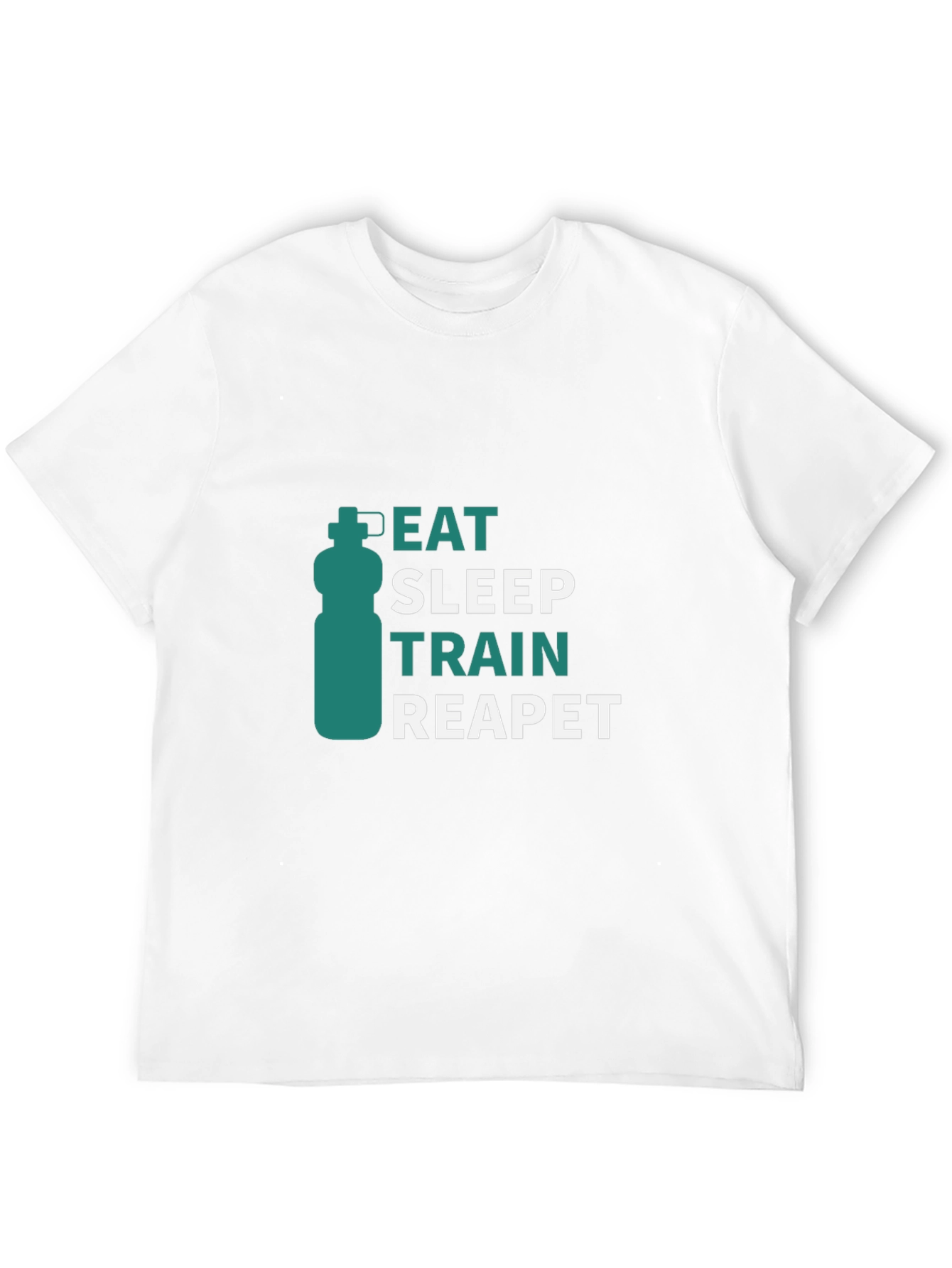 Eat Sleep Train Repeat Graphic T-Shirt