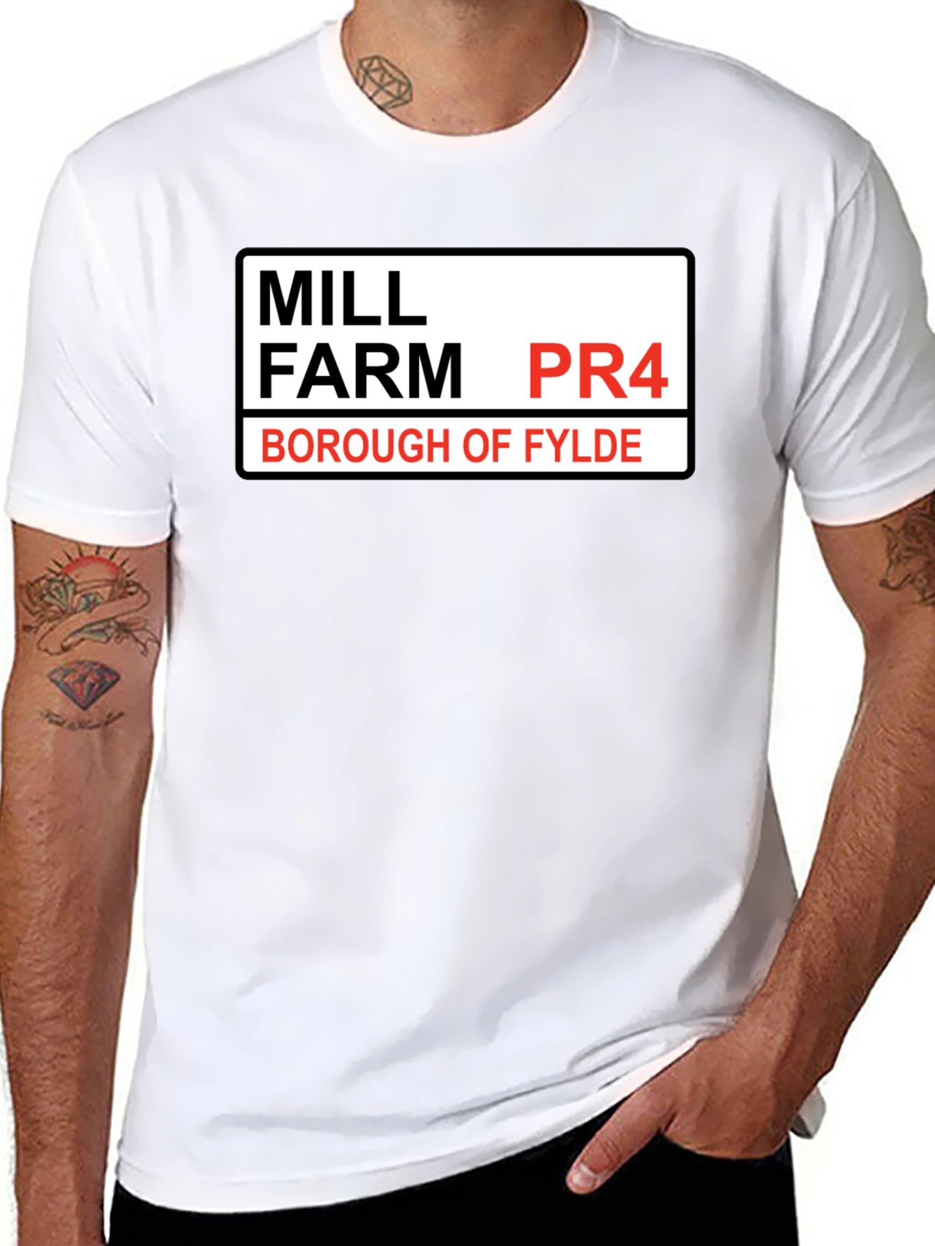 Mill Farm PR4 Borough of Fylde T-Shirt