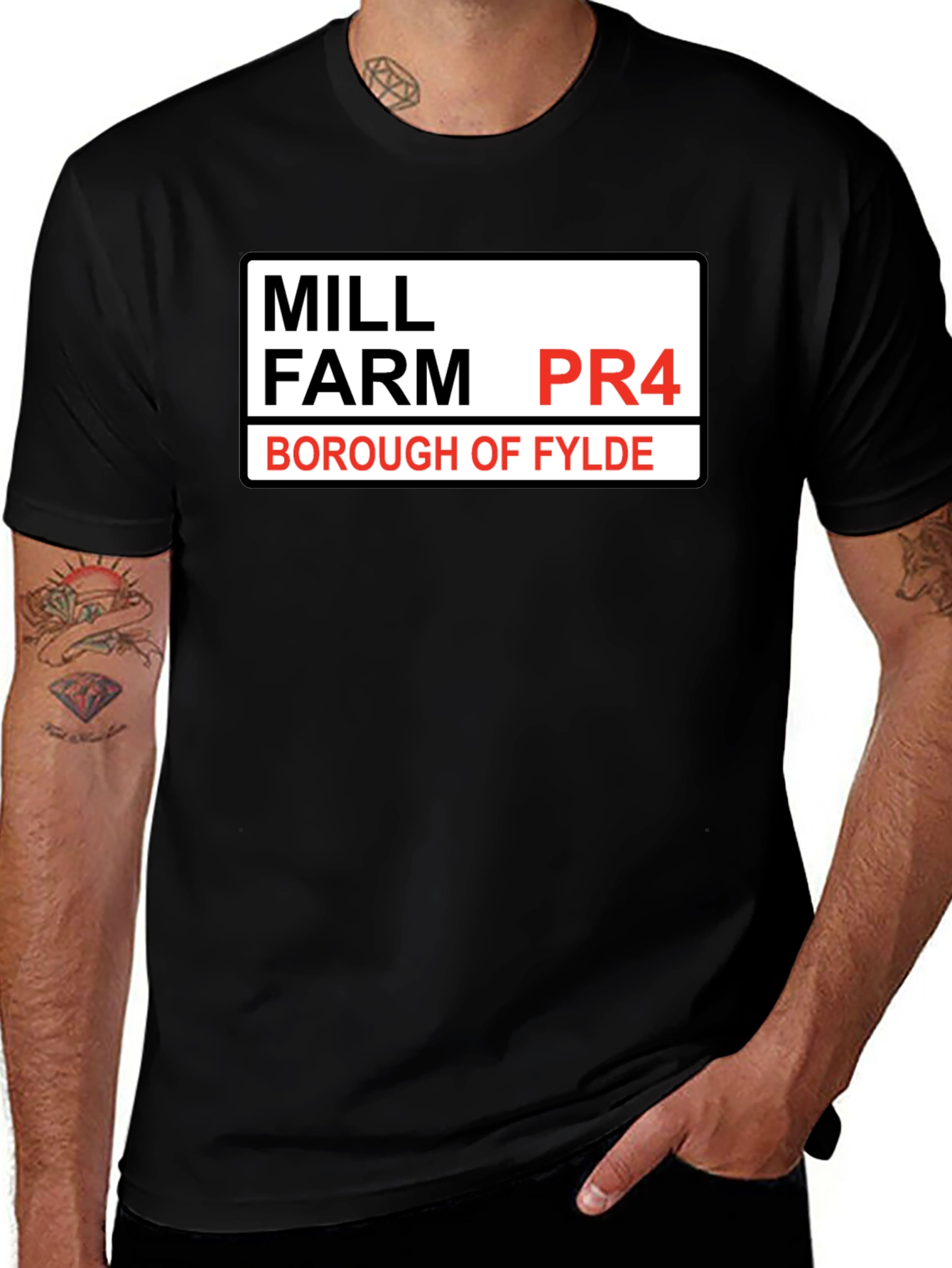 Mill Farm PR4 Borough of Fylde T-Shirt