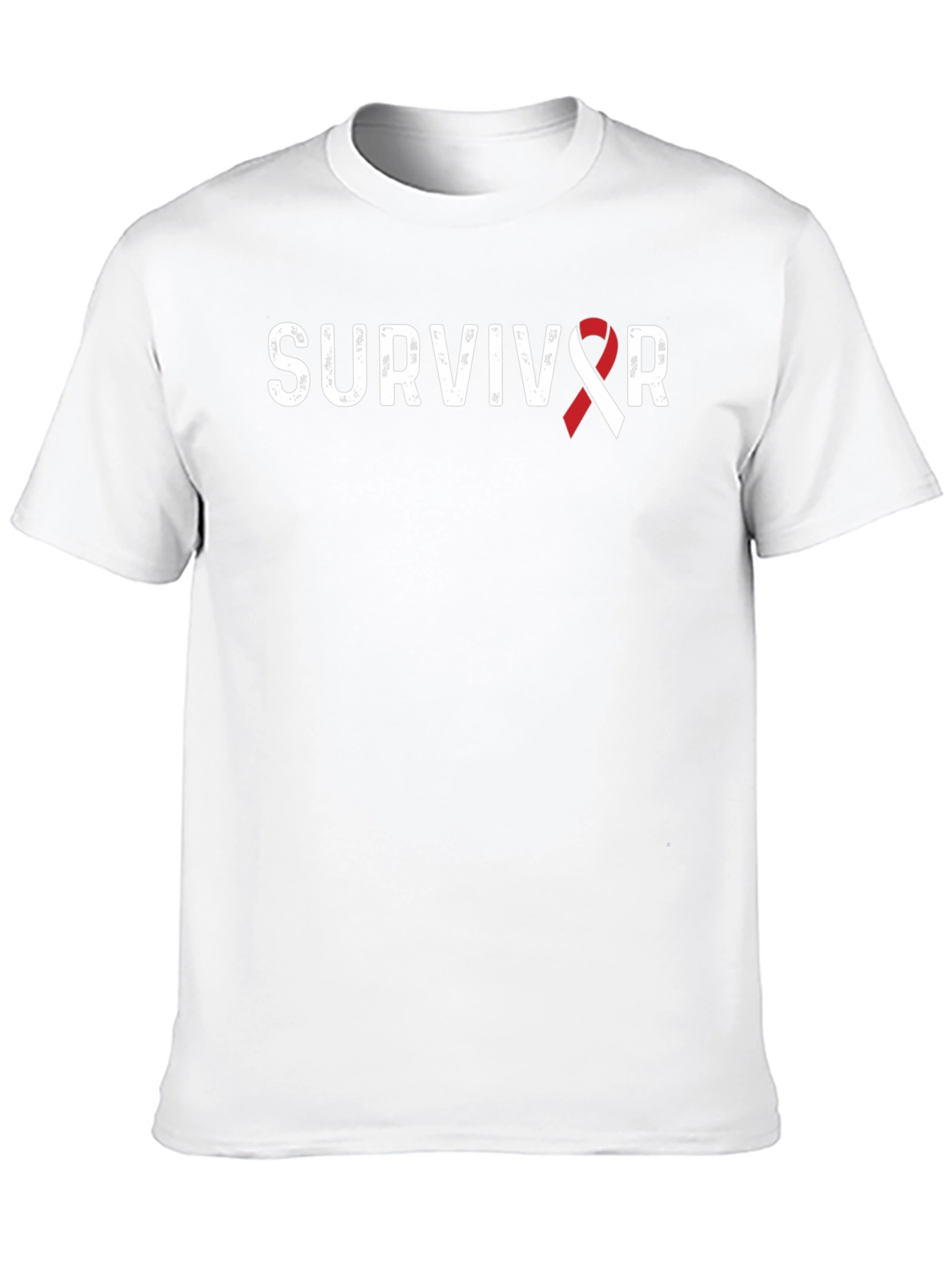 Survivor Awareness Ribbon Graphic T-Shirt