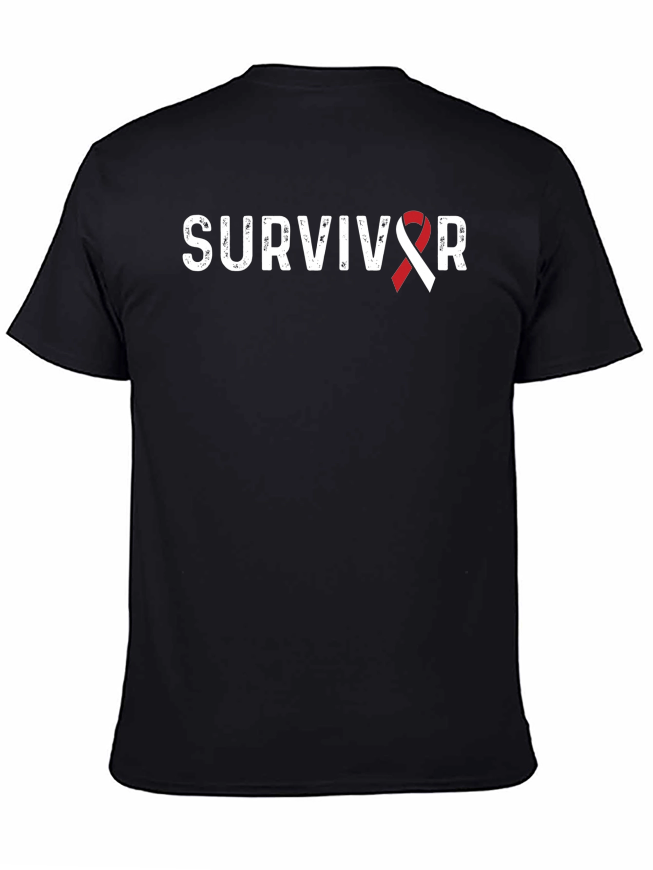 Survivor Awareness Ribbon Graphic T-Shirt