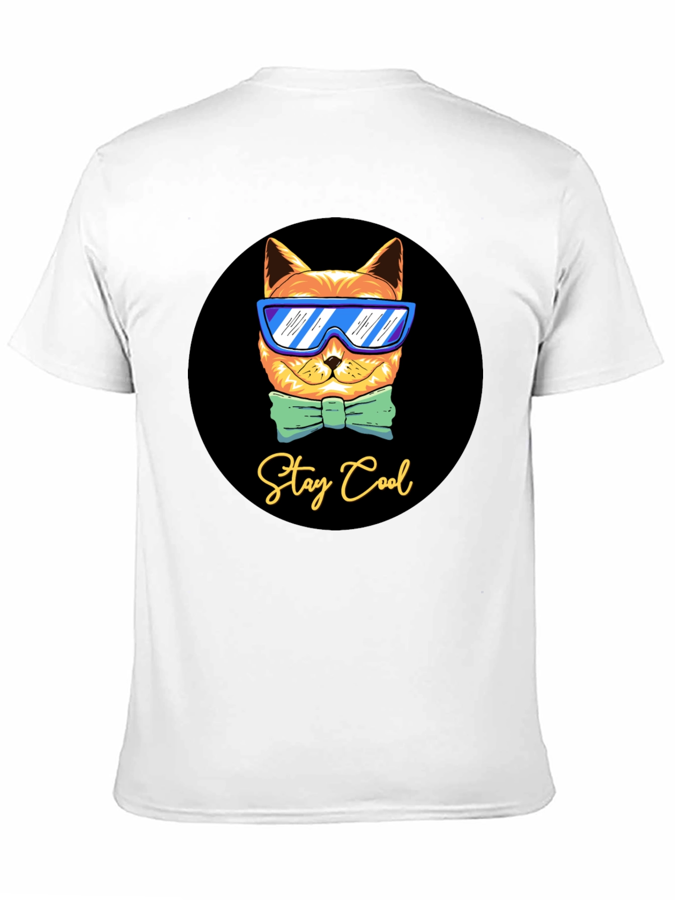 Cool Cat Graphic T-Shirt - Stay Cool Design