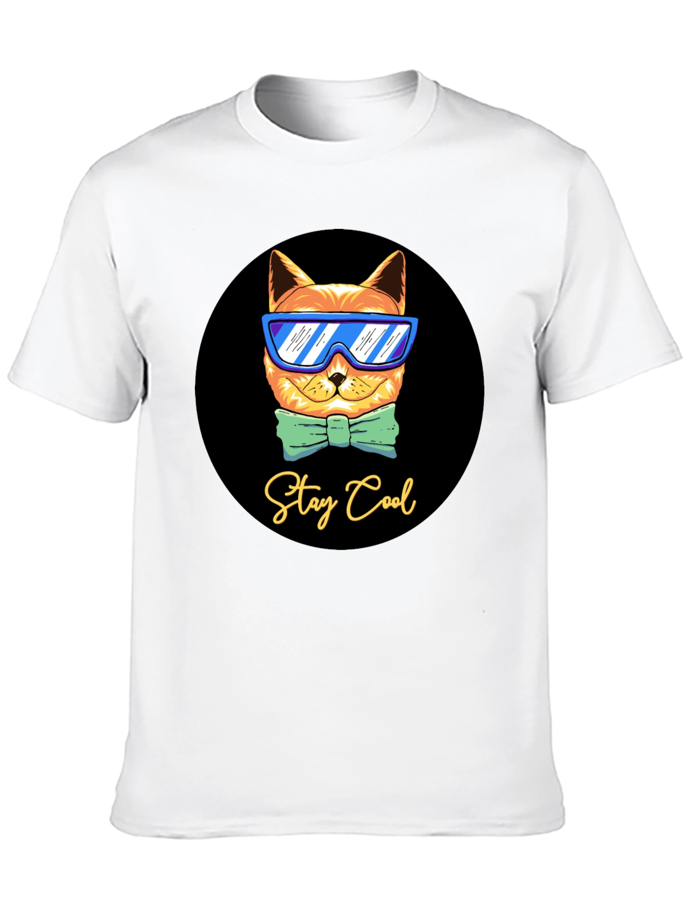 Cool Cat Graphic T-Shirt - Stay Cool Design