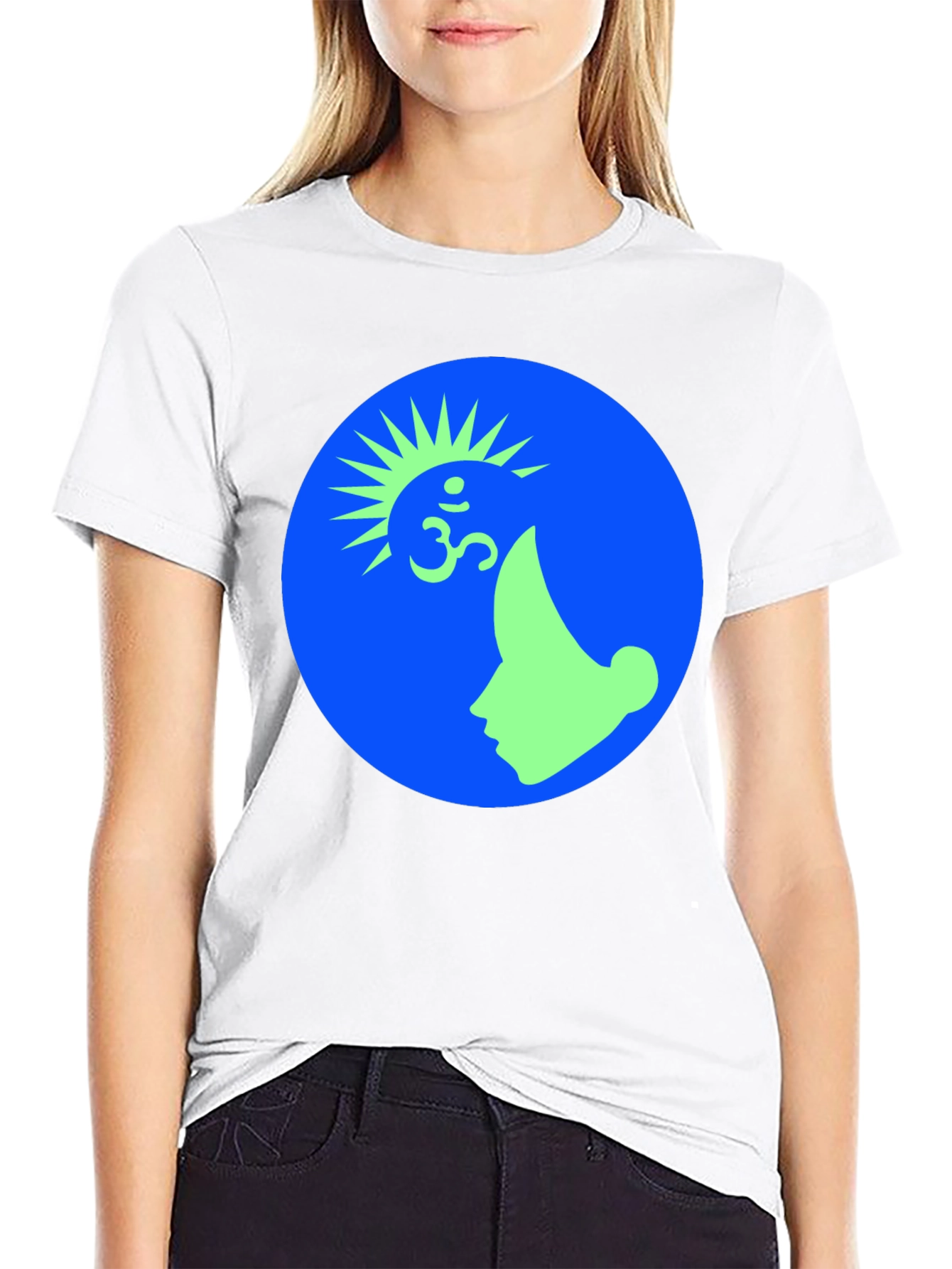 Om Symbol Graphic Tee -  Modern Design