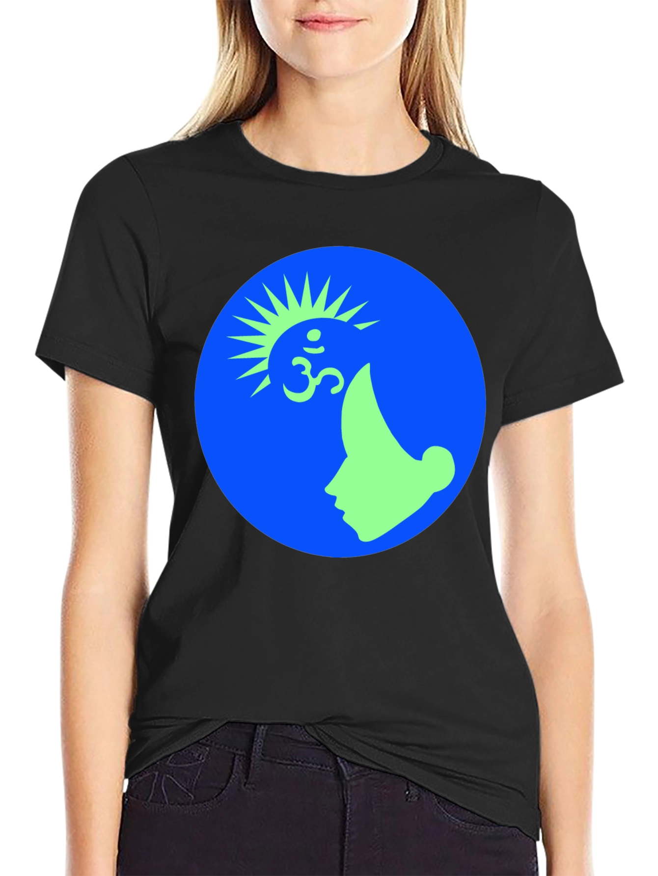 Om Symbol Graphic Tee -  Modern Design