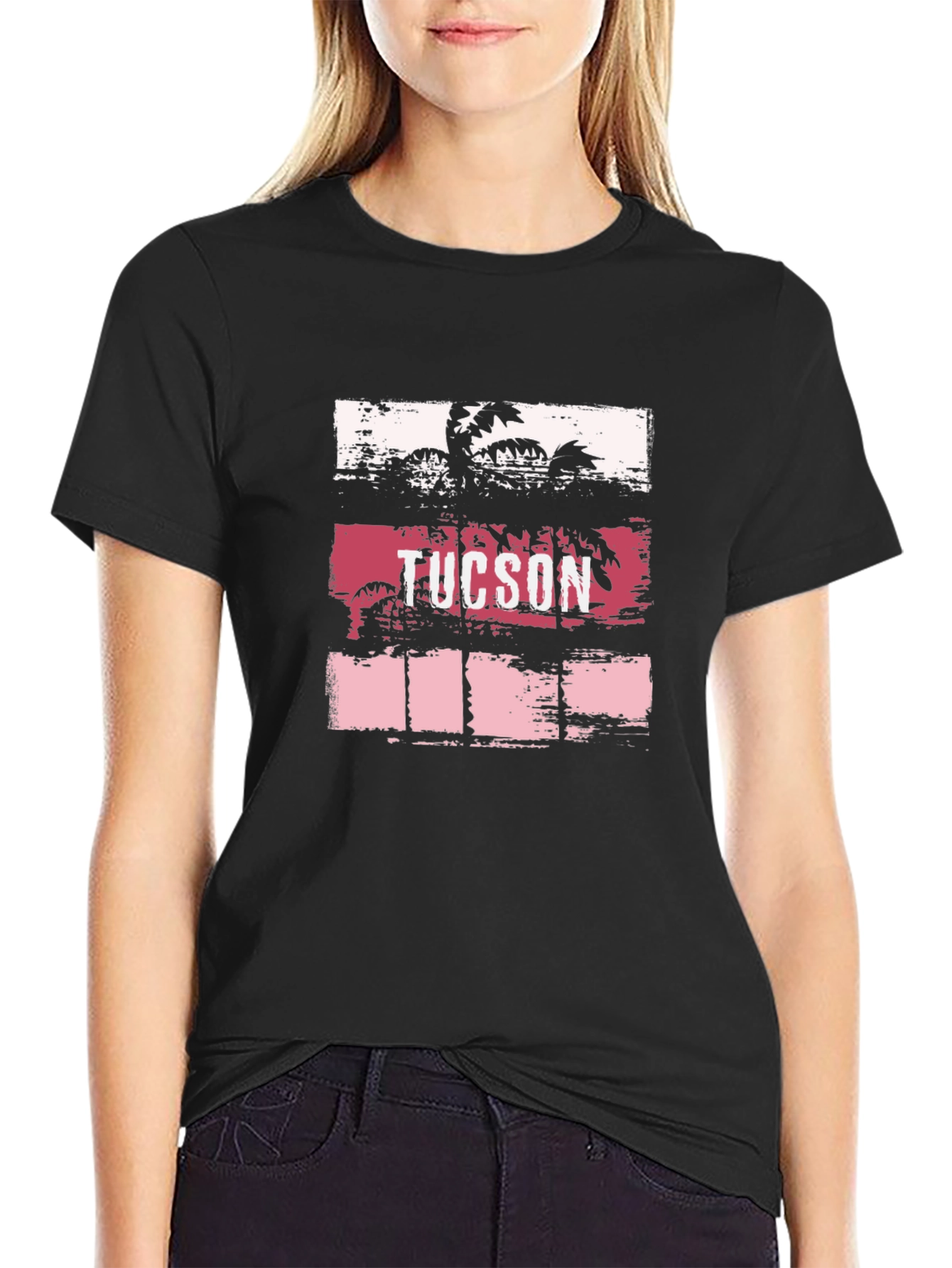 Tucson Palm Tree Graphic T-Shirt