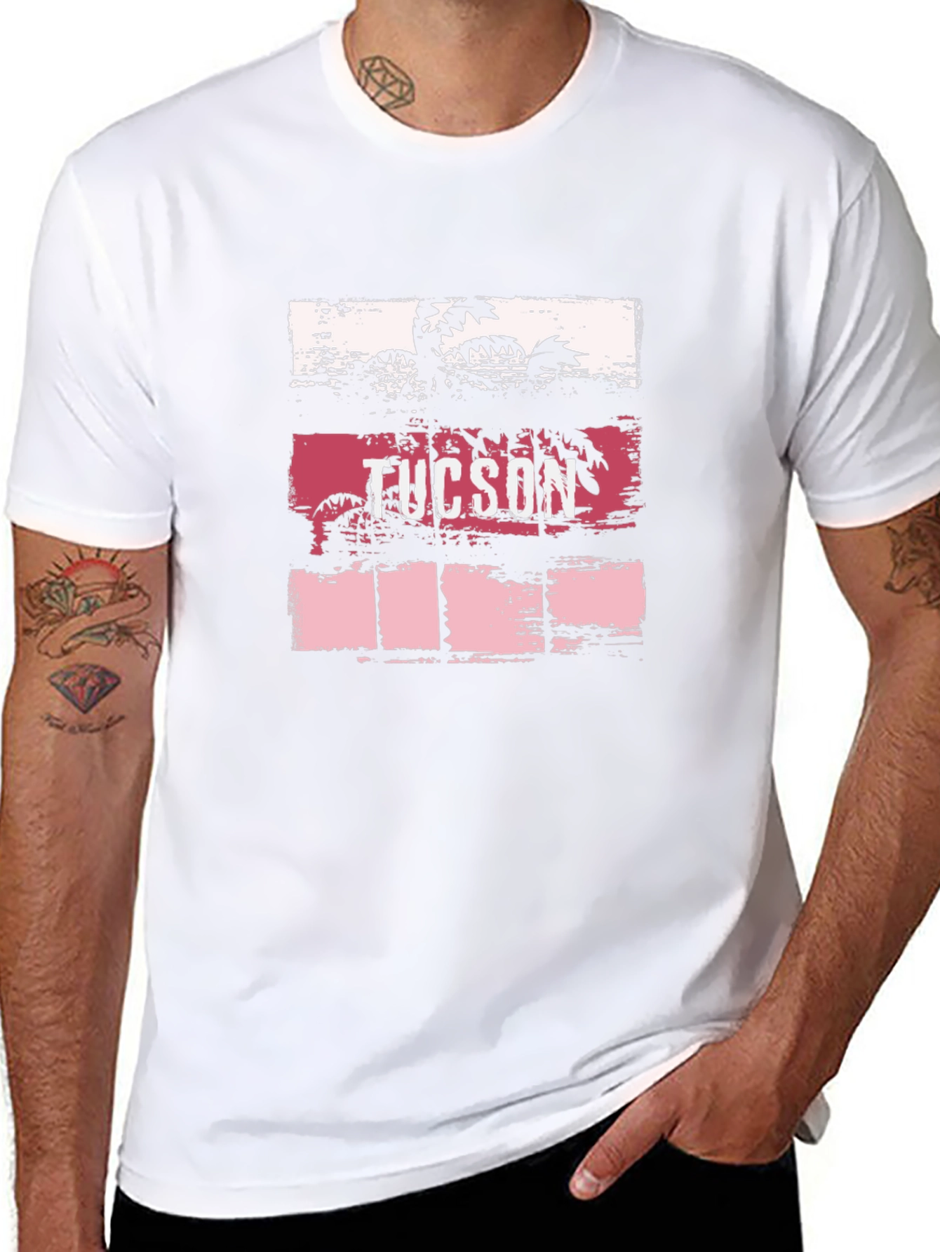 Tucson Palm Tree Graphic T-Shirt