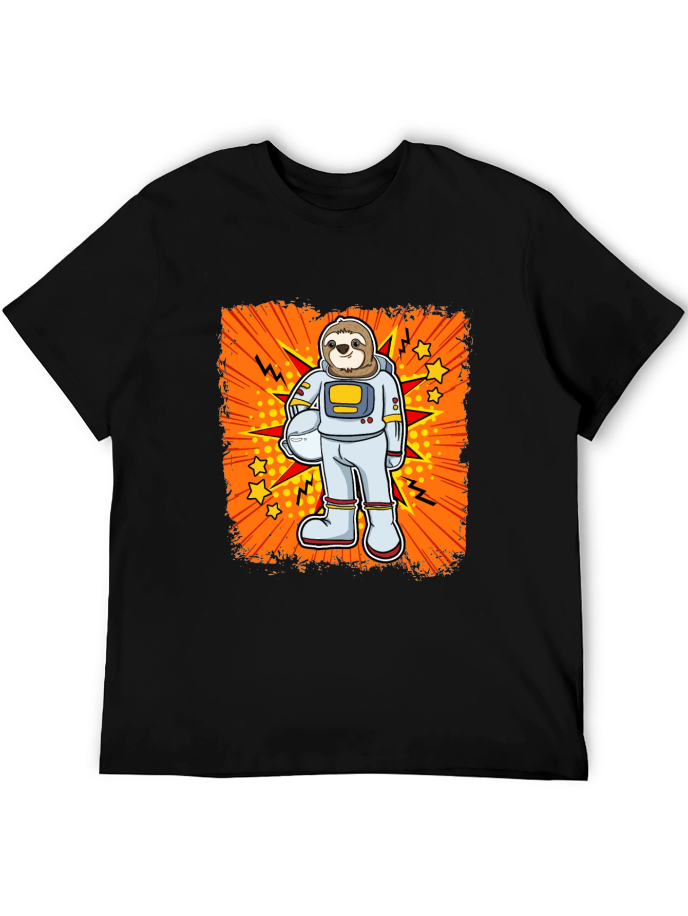 Sloth Astronaut Graphic T-Shirt
