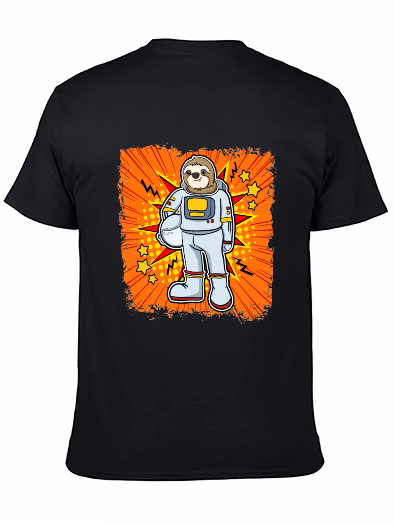 Sloth Astronaut Graphic T-Shirt
