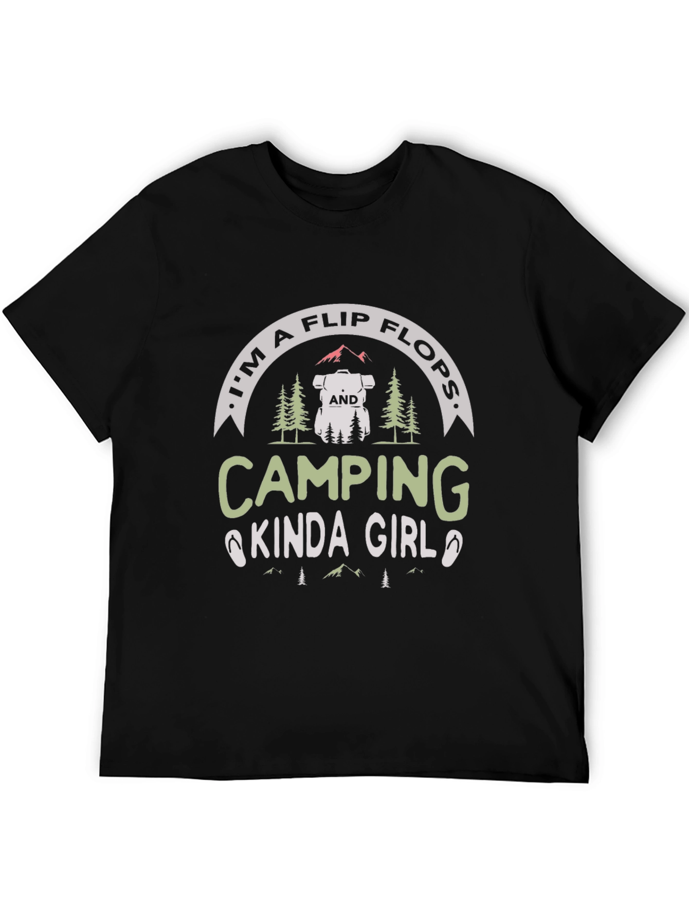 Camping Kinda Girl Tee - Flip Flops