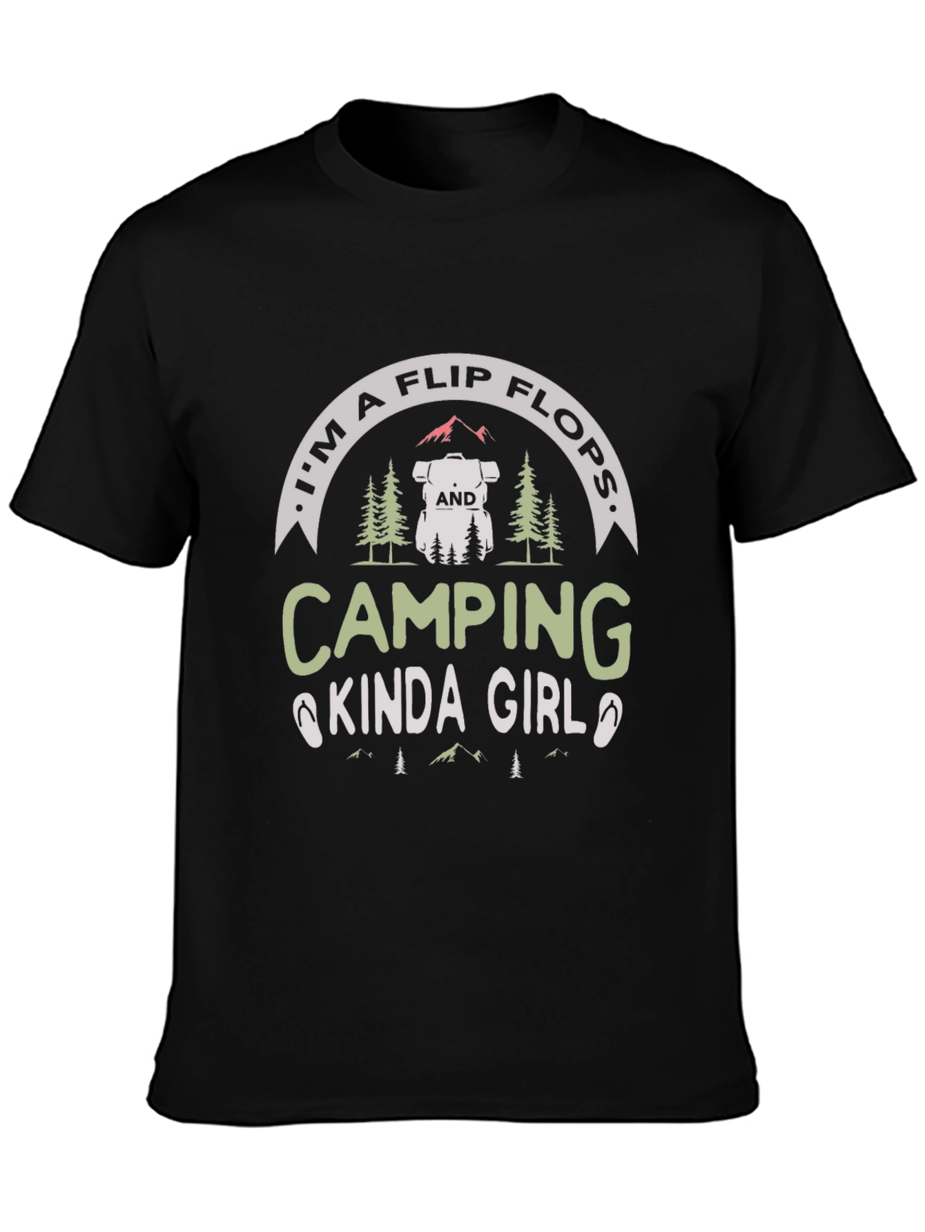 Camping Kinda Girl Tee - Flip Flops