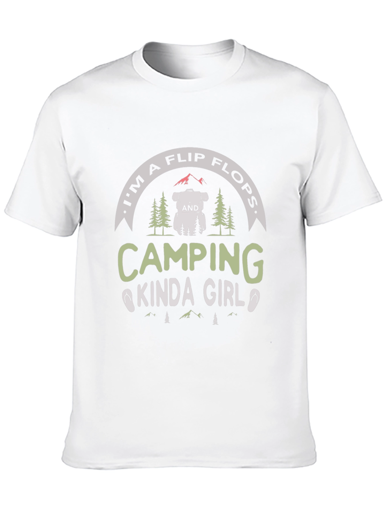 Camping Kinda Girl Tee - Flip Flops