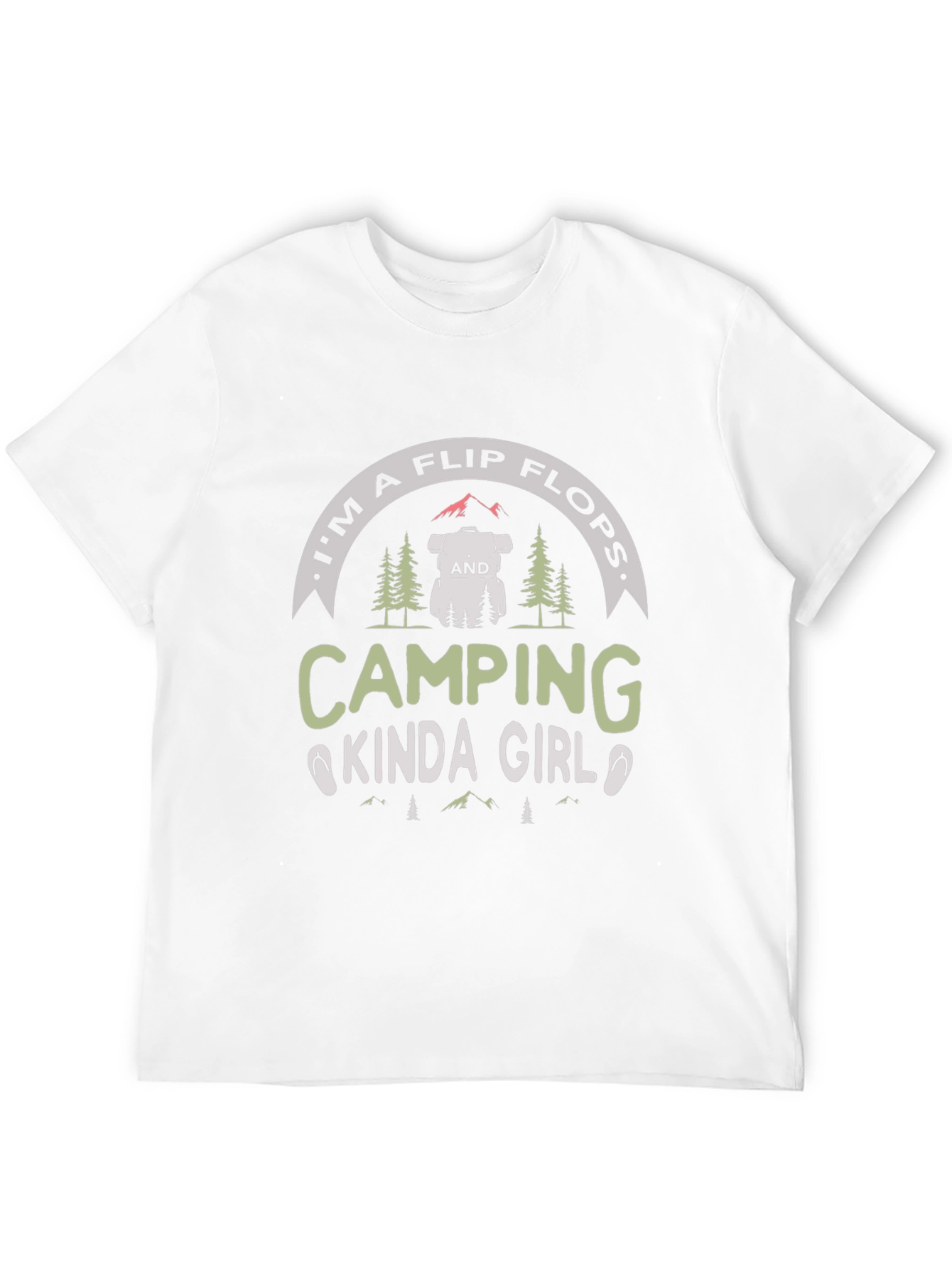 Camping Kinda Girl Tee - Flip Flops