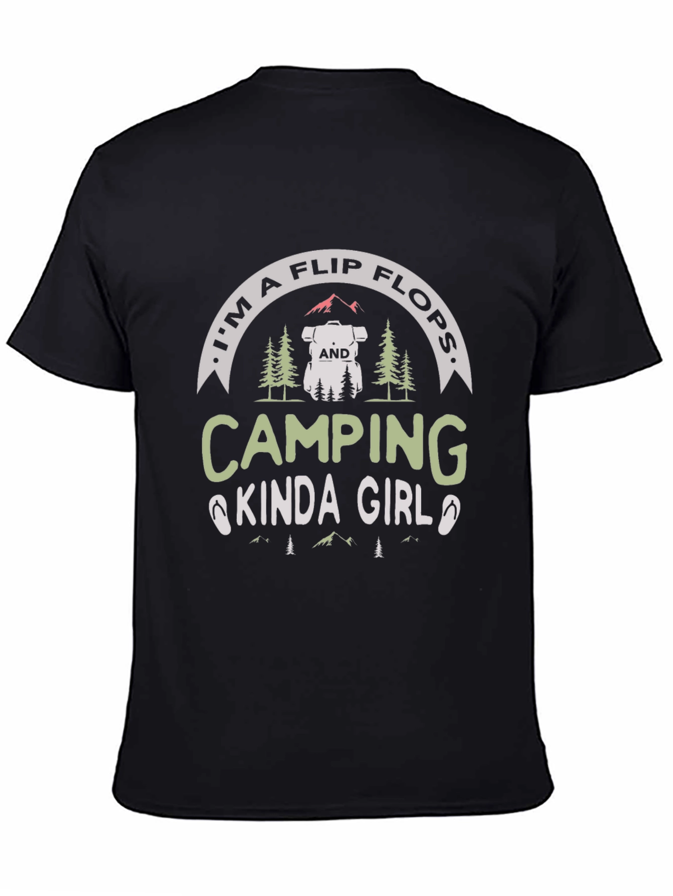 Camping Kinda Girl Tee - Flip Flops