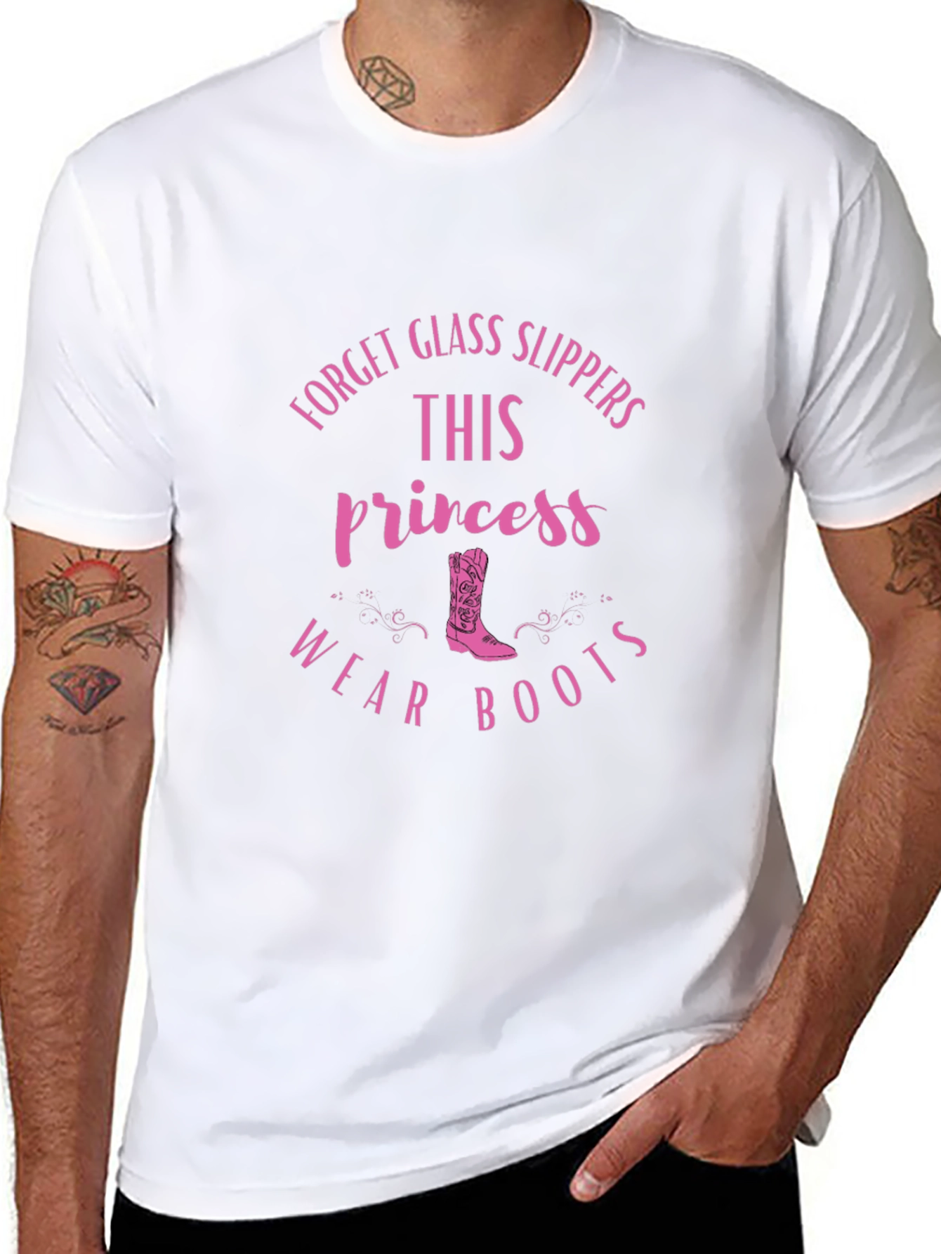 Princess Wears Boots T-Shirt