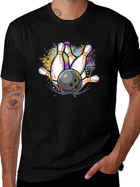 Bowling Strike Graphic T-Shirt