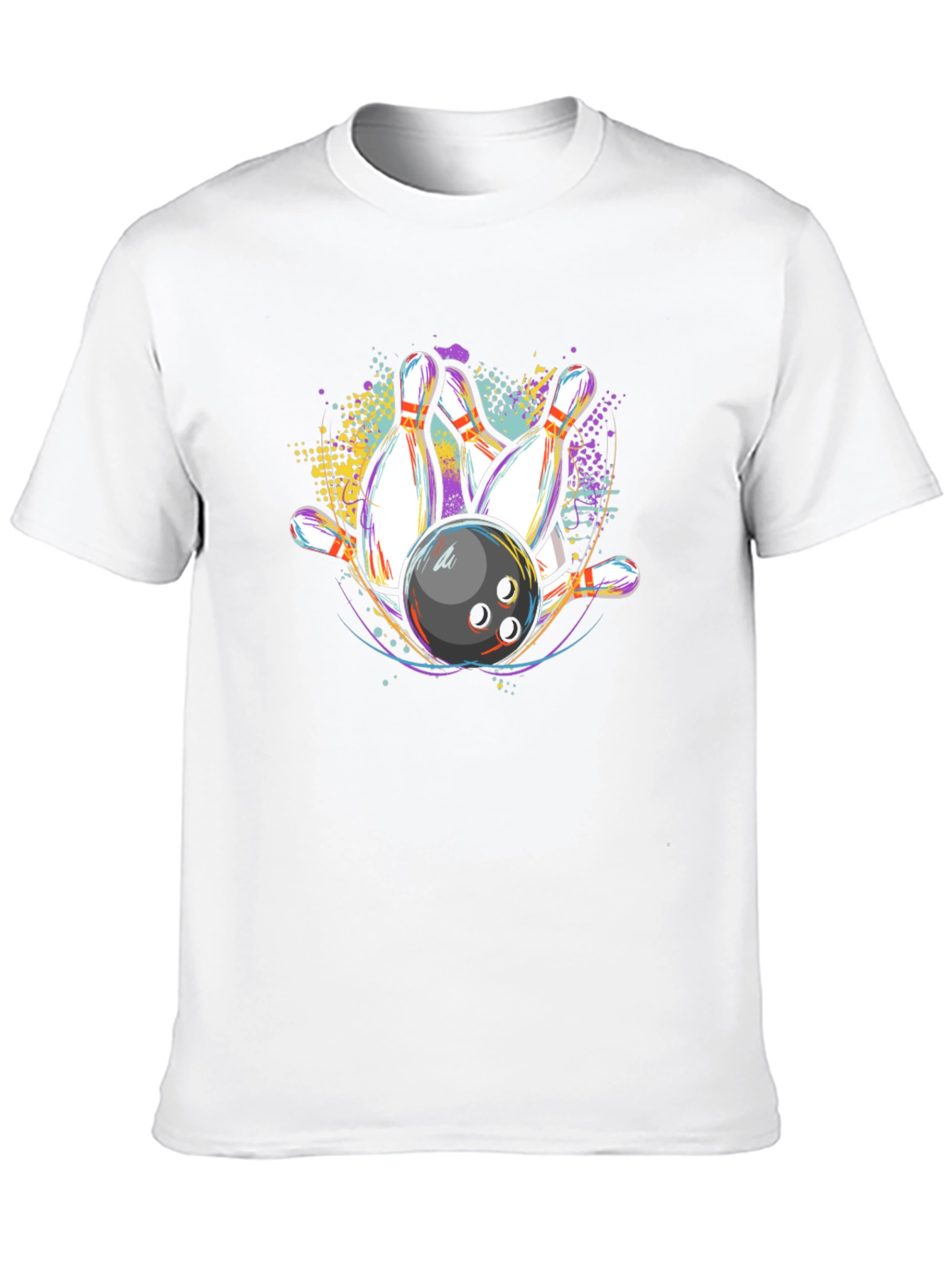 Bowling Strike Graphic T-Shirt