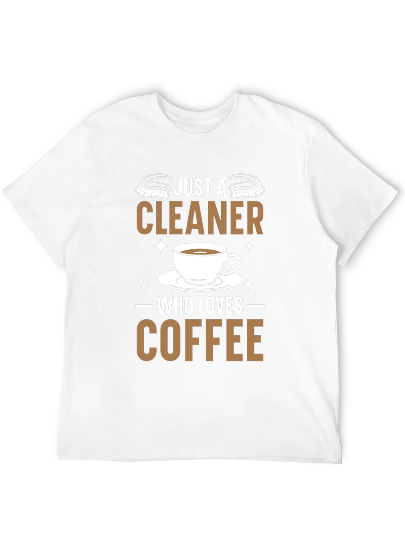 Cleaner Coffee Lover T-Shirt - Black