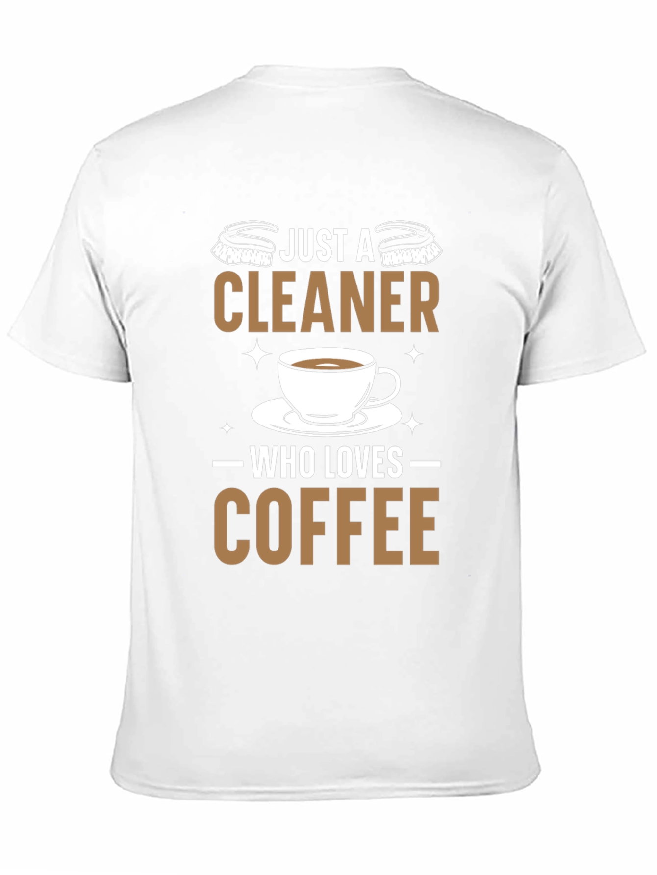 Cleaner Coffee Lover T-Shirt - Black