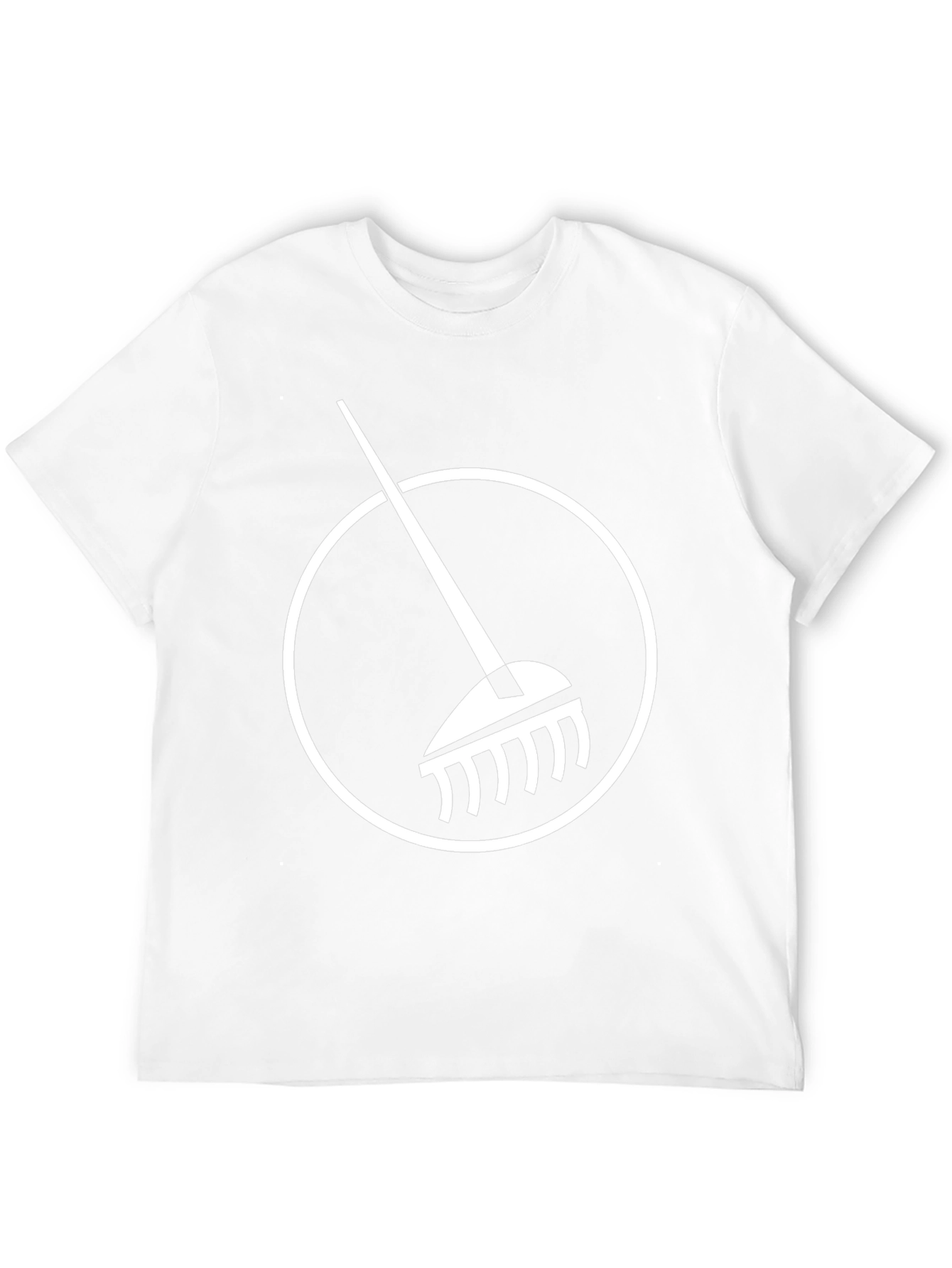 Rake Graphic Tee - Black Cotton Casual T-Shirt
