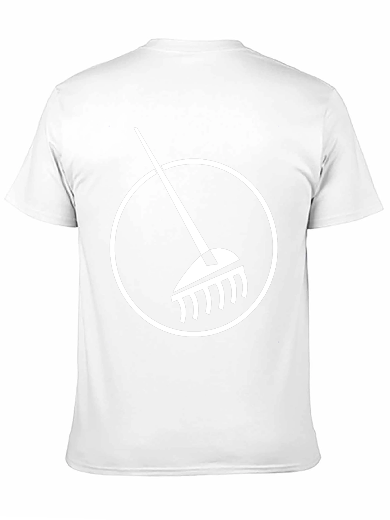 Rake Graphic Tee - Black Cotton Casual T-Shirt