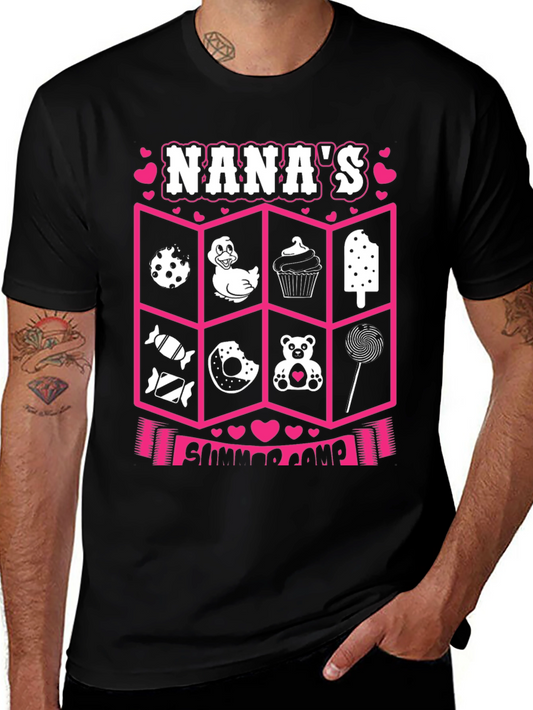 Nanas Summer Camp Graphic T-Shirt
