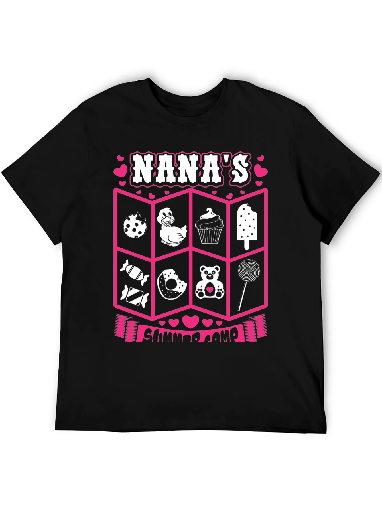 Nanas Summer Camp Graphic T-Shirt
