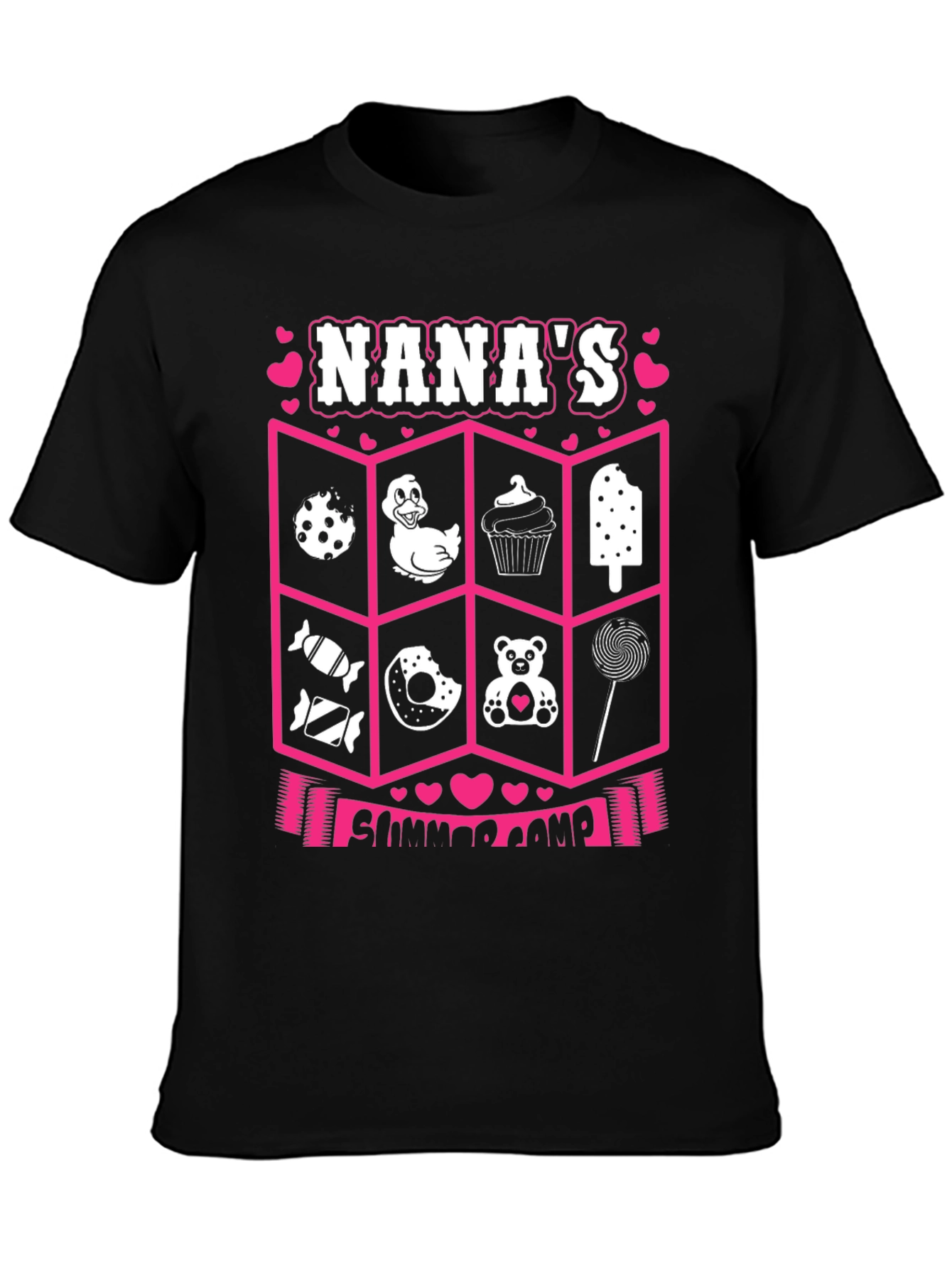 Nanas Summer Camp Graphic T-Shirt