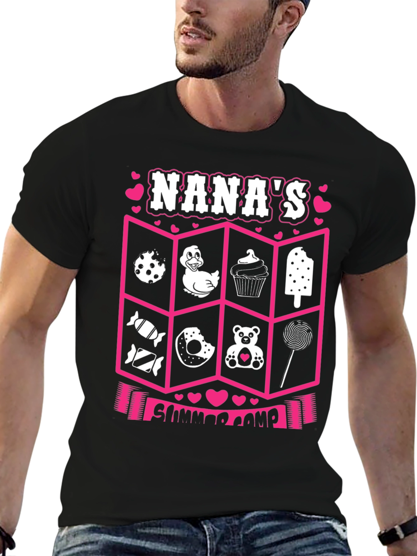 Nanas Summer Camp Graphic T-Shirt