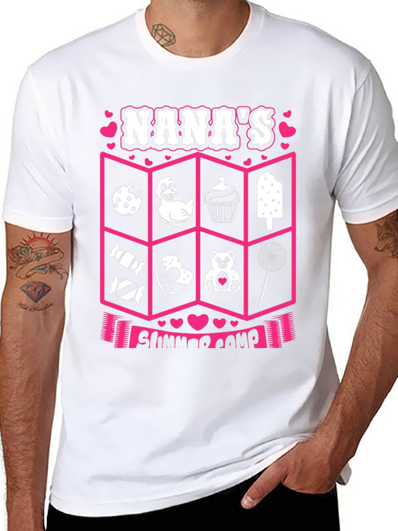 Nanas Summer Camp Graphic T-Shirt