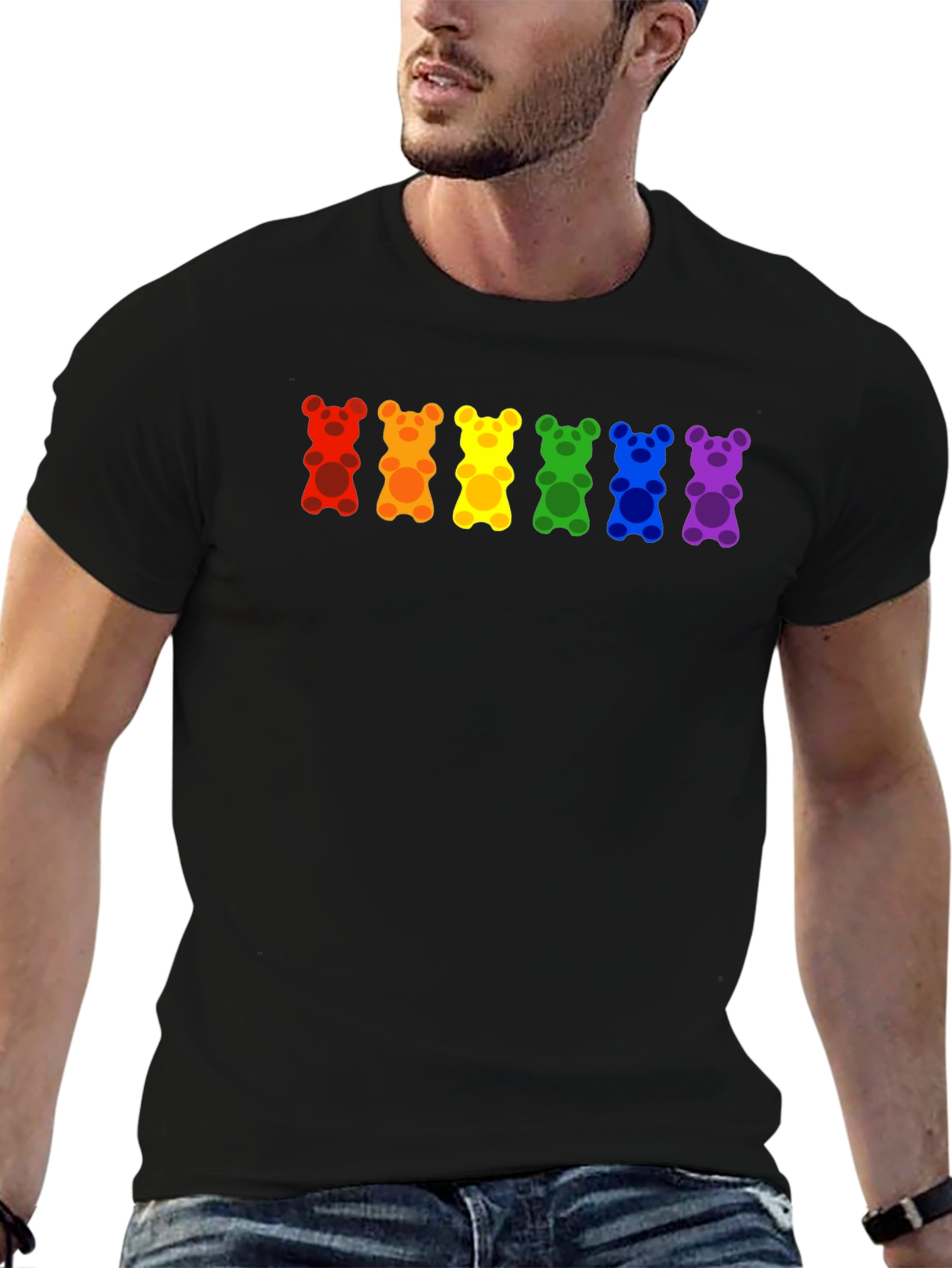 Rainbow Gummy Bear Pride T-Shirt