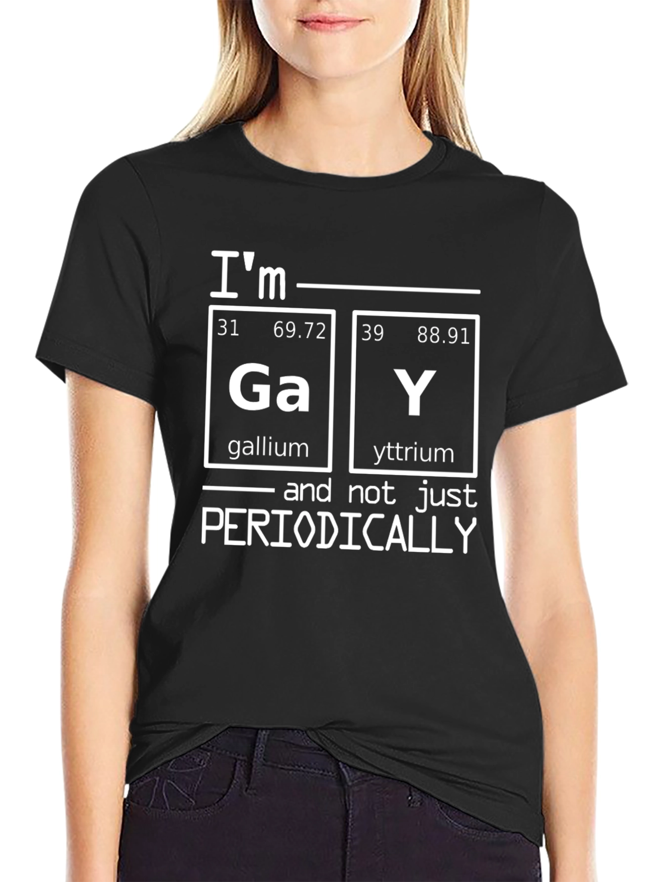 Funny Science Gay Pun T-Shirt - Gallium Yttrium Tee