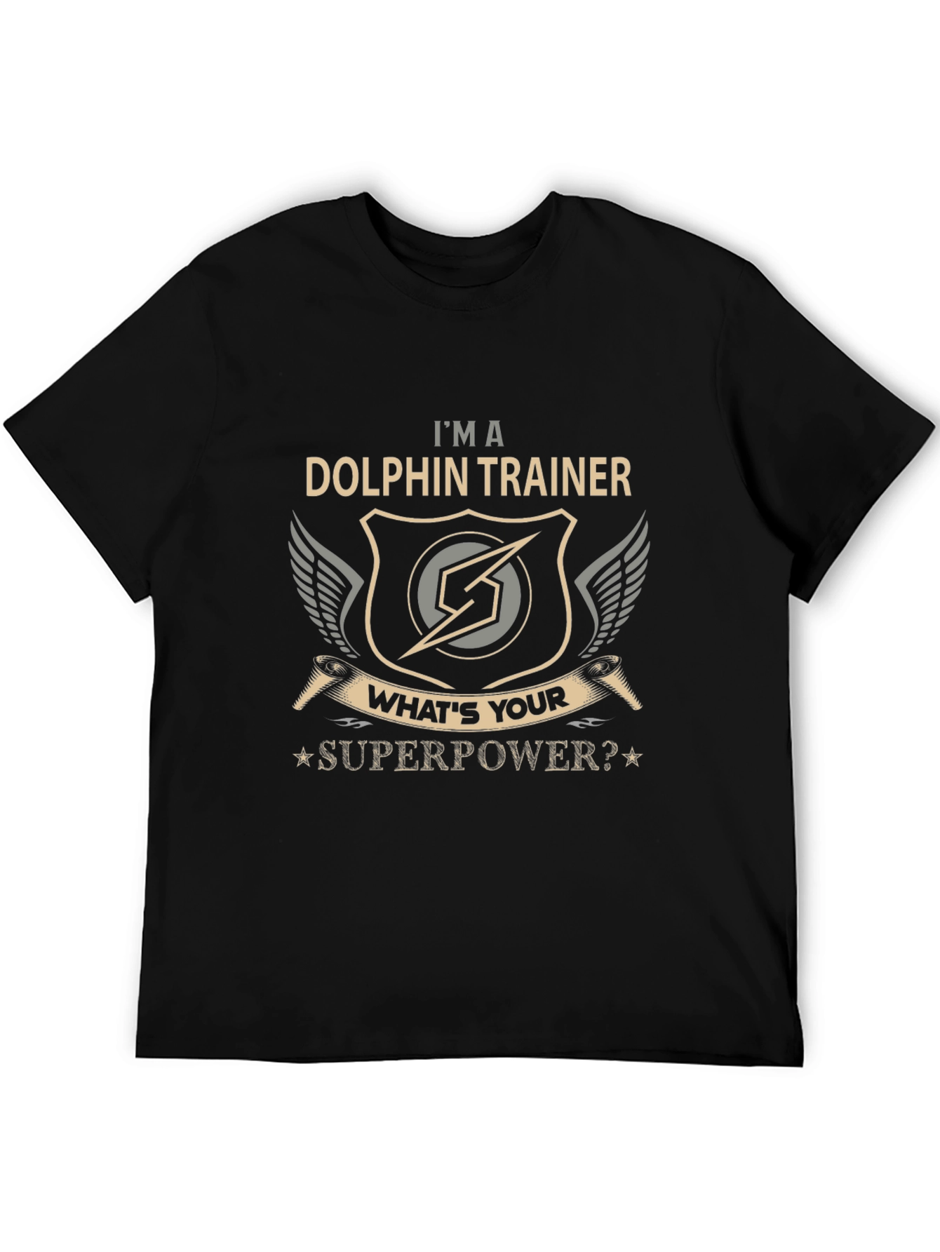 Dolphin Trainer Superpower T-Shirt - Novelty Gift