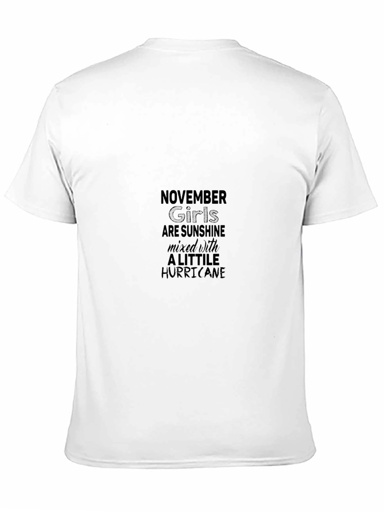 November Girls Sunshine Hurricane Black T-Shirt