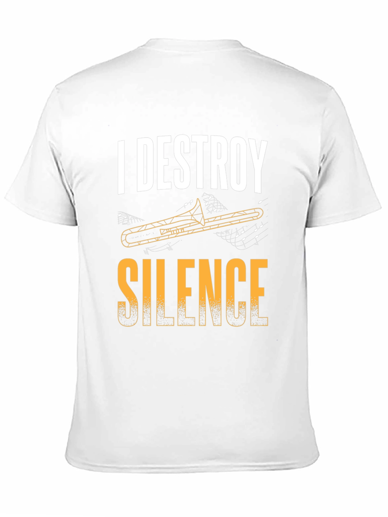 I Destroy Silence Trombone T-Shirt