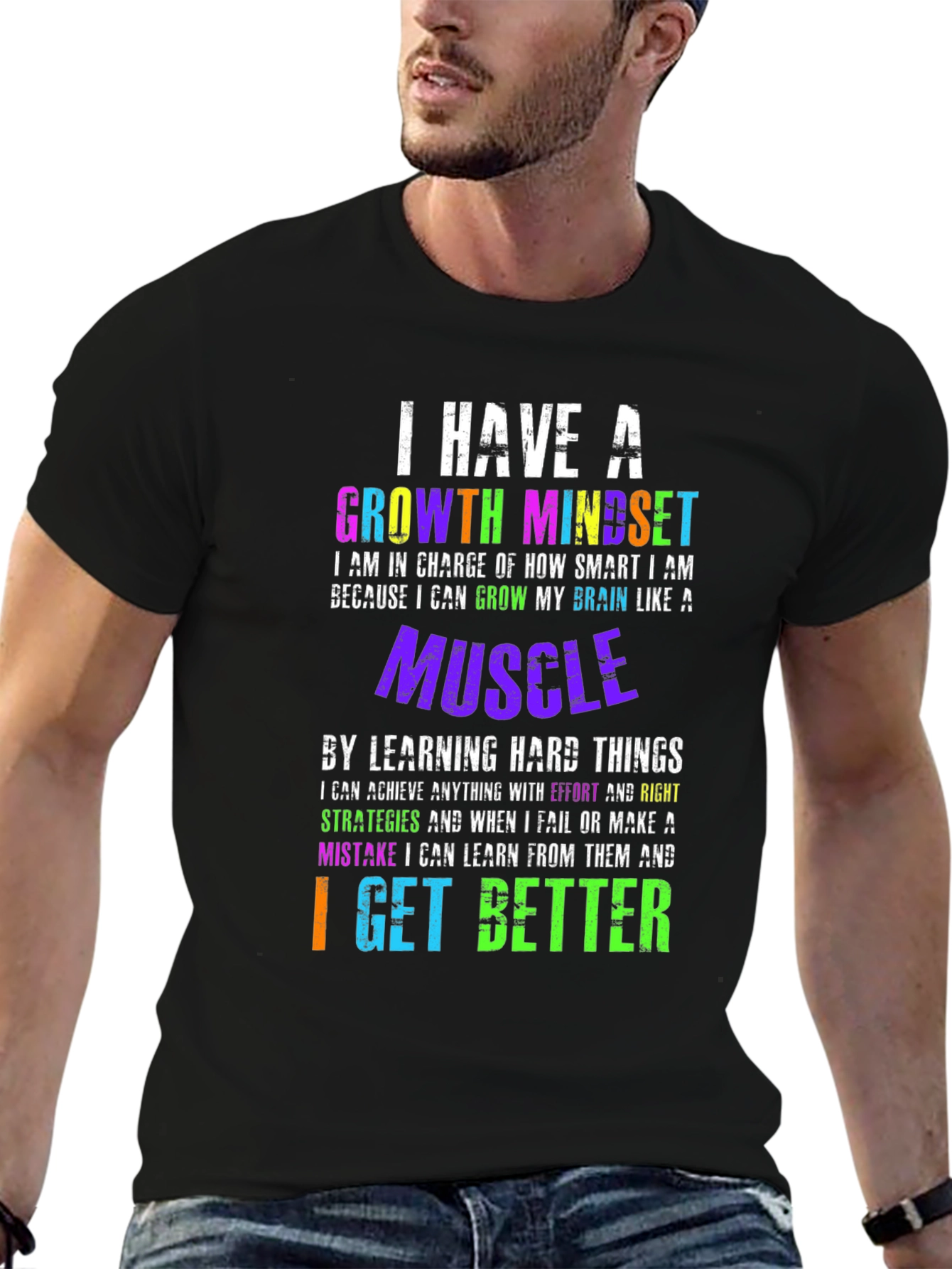 Growth Mindset T-Shirt - Motivational Tee