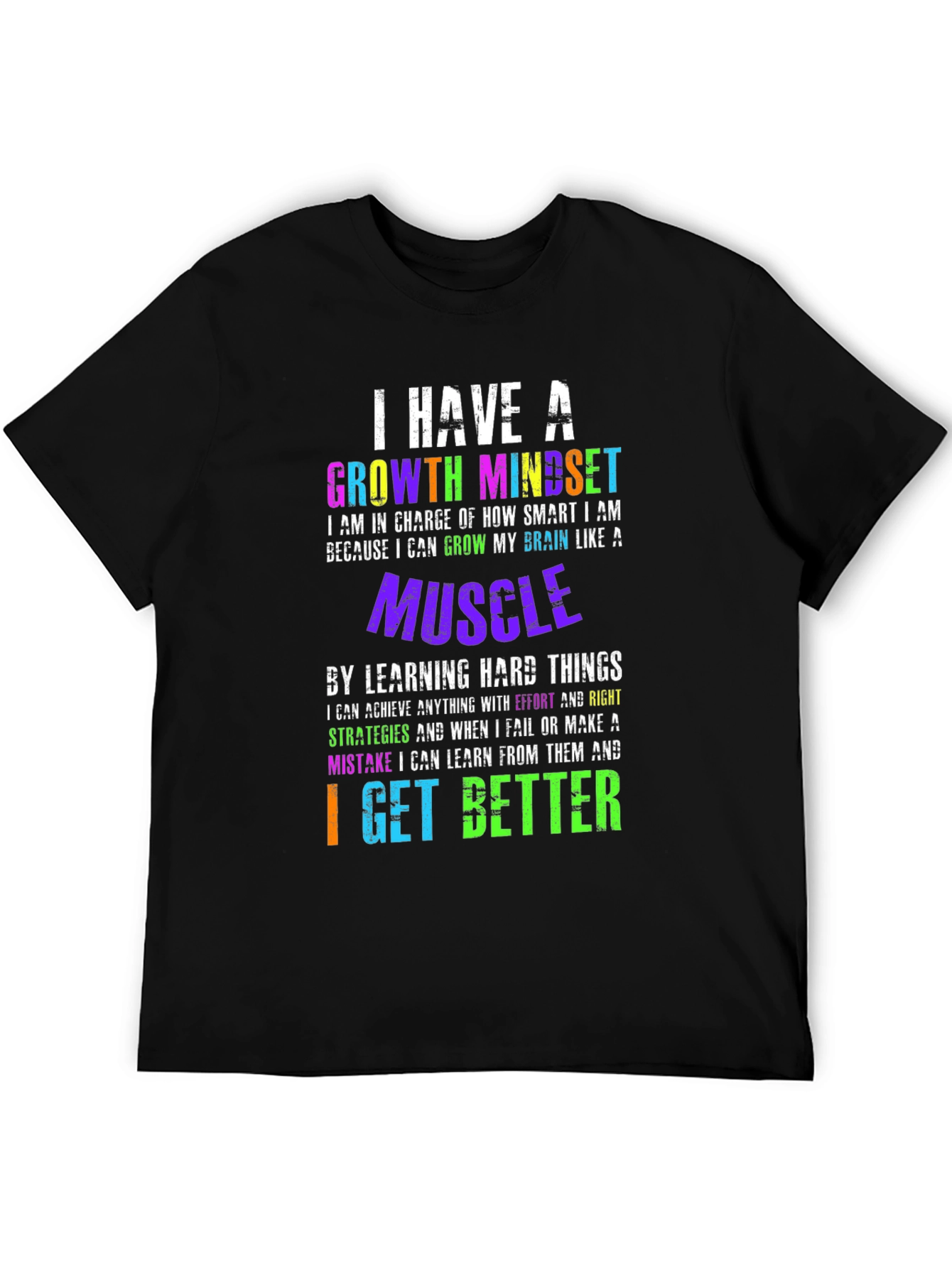 Growth Mindset T-Shirt - Motivational Tee