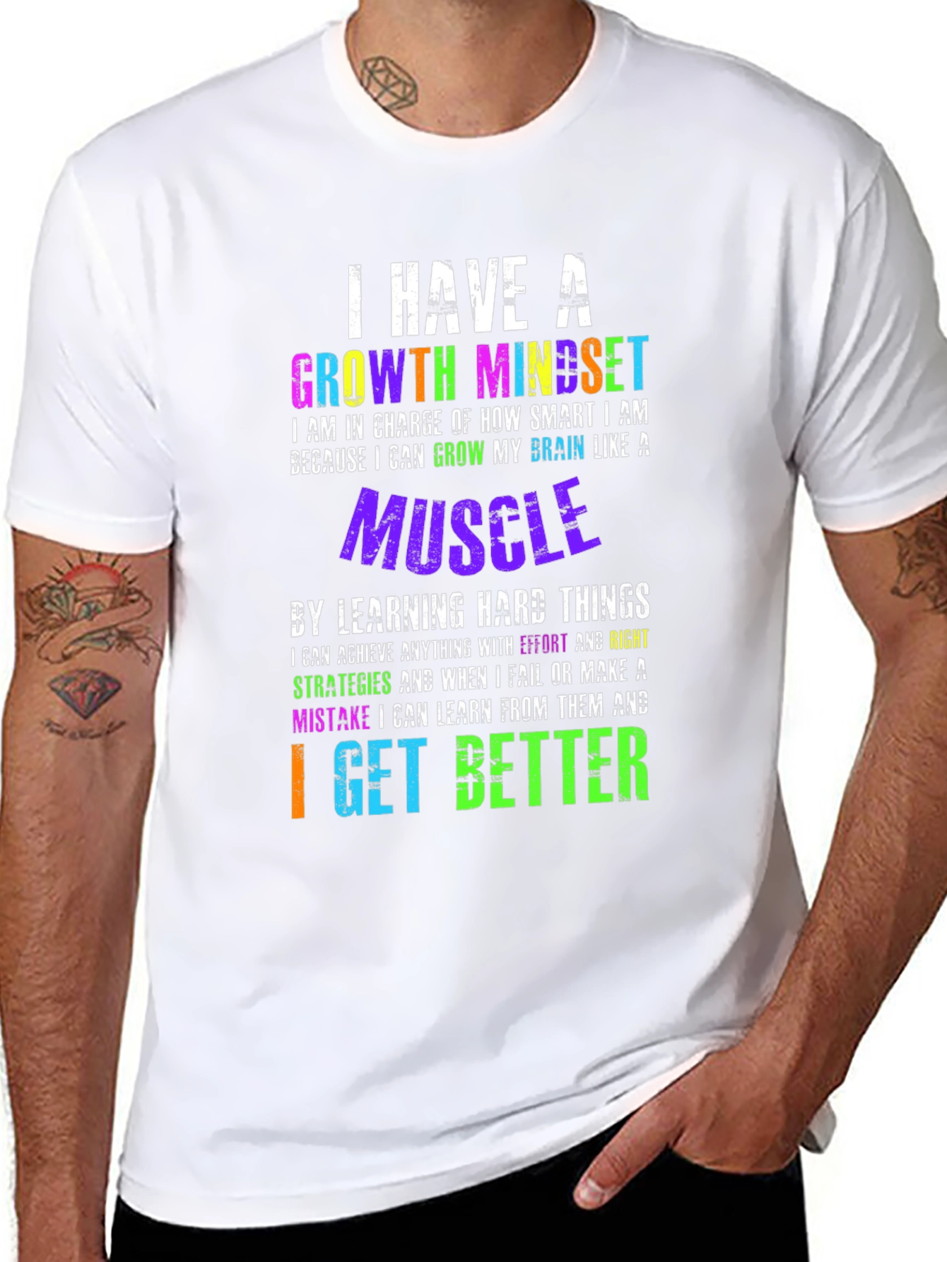Growth Mindset T-Shirt - Motivational Tee