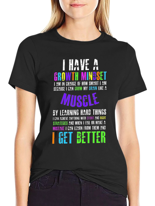Growth Mindset T-Shirt - Motivational Tee