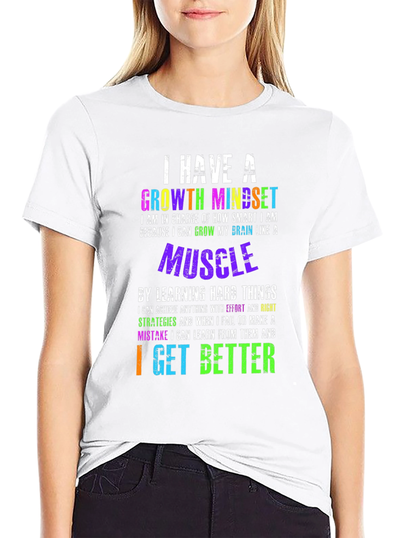 Growth Mindset T-Shirt - Motivational Tee