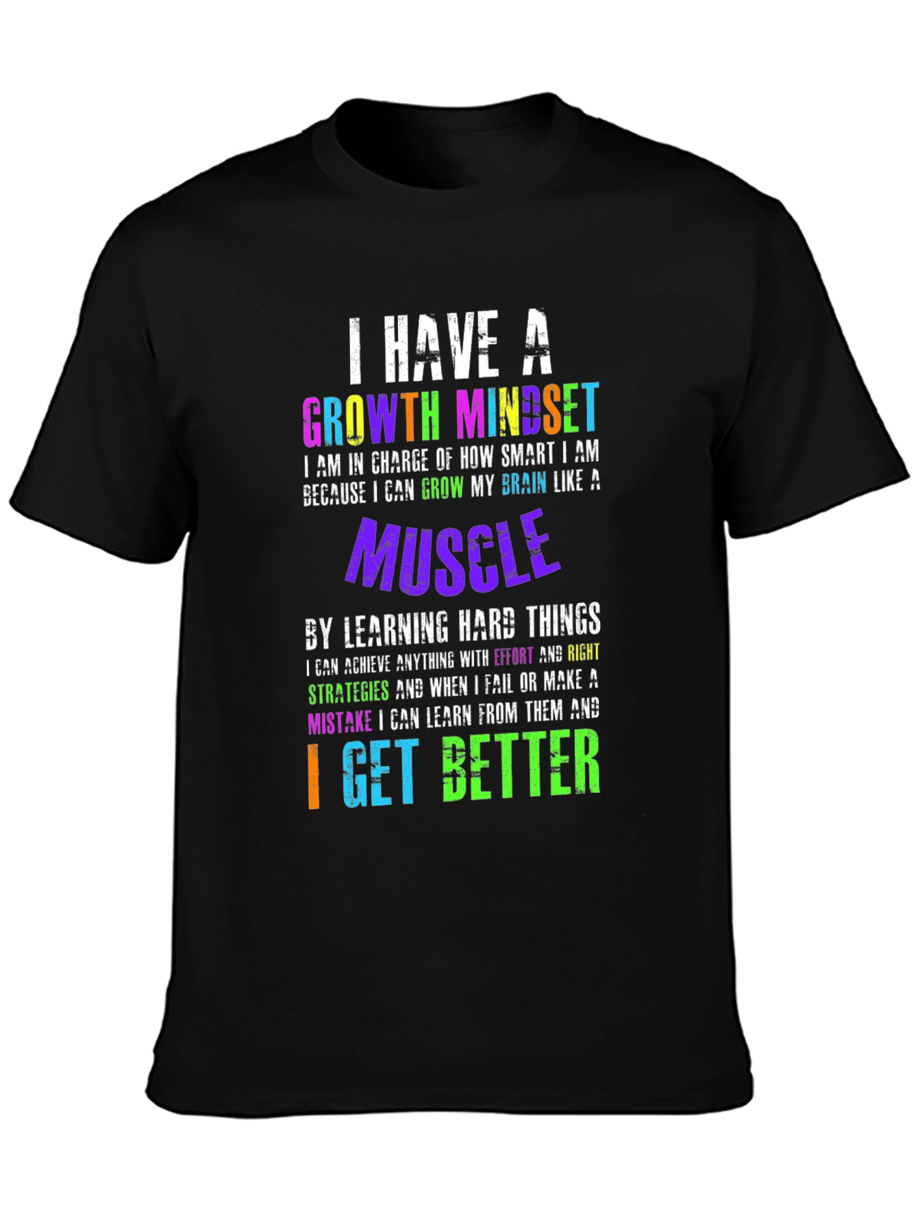 Growth Mindset T-Shirt - Motivational Tee