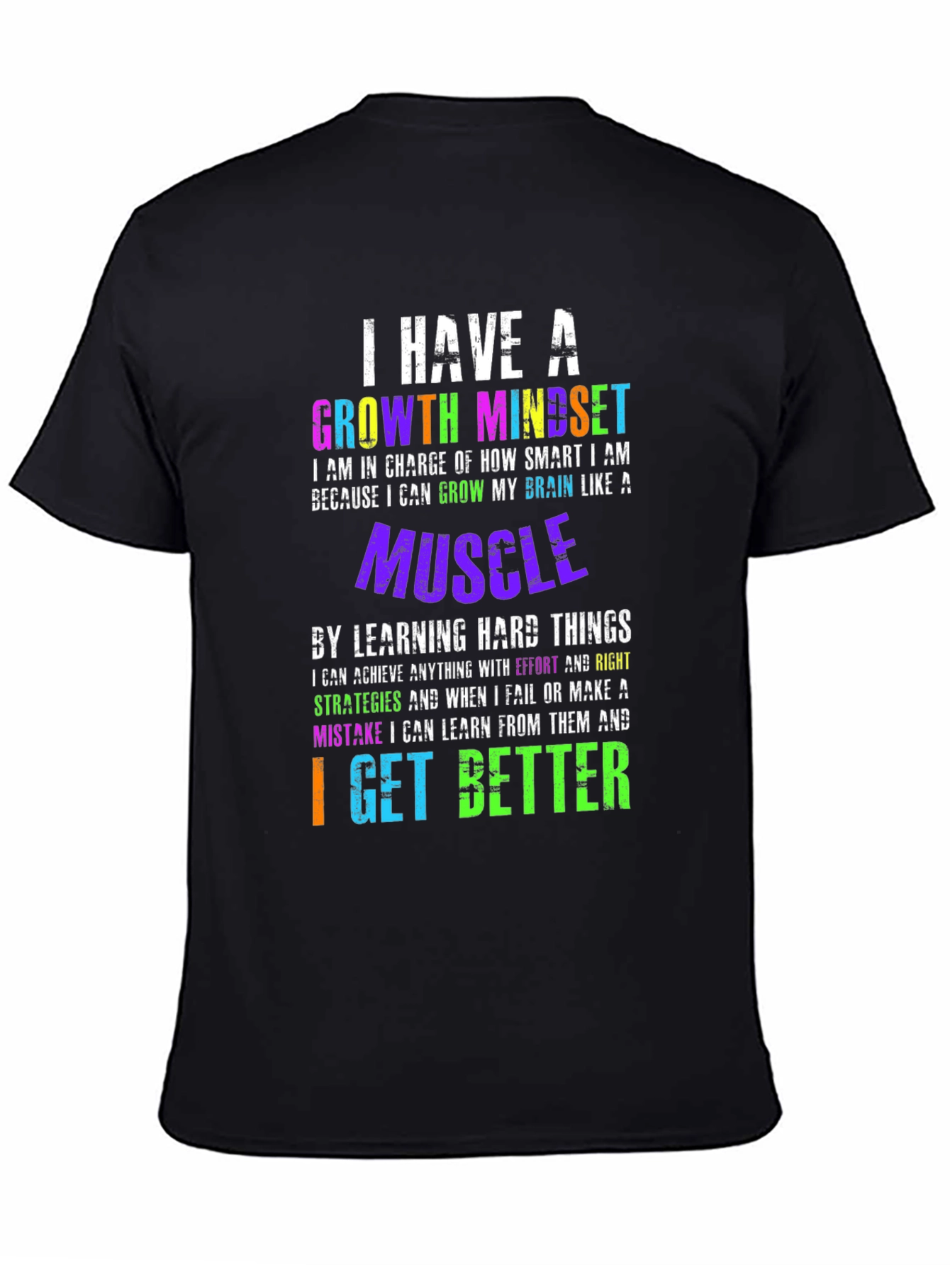 Growth Mindset T-Shirt - Motivational Tee