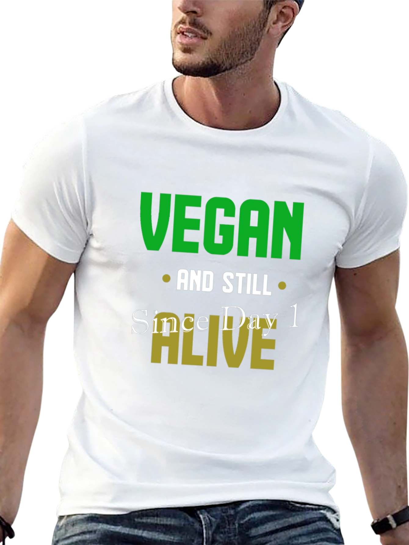 Vegan And Still Alive T-Shirt - Funny Vegan Tee