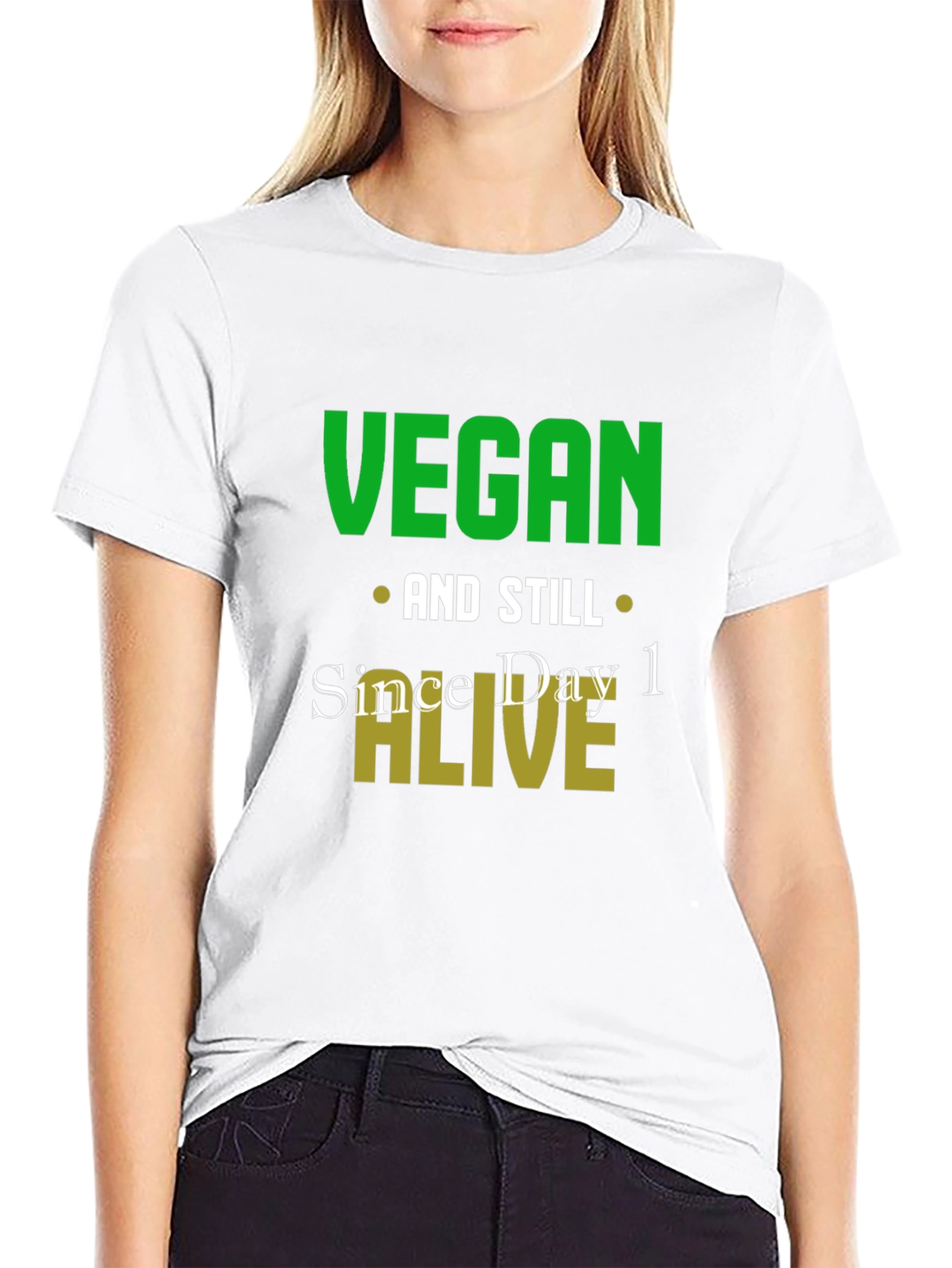 Vegan And Still Alive T-Shirt - Funny Vegan Tee