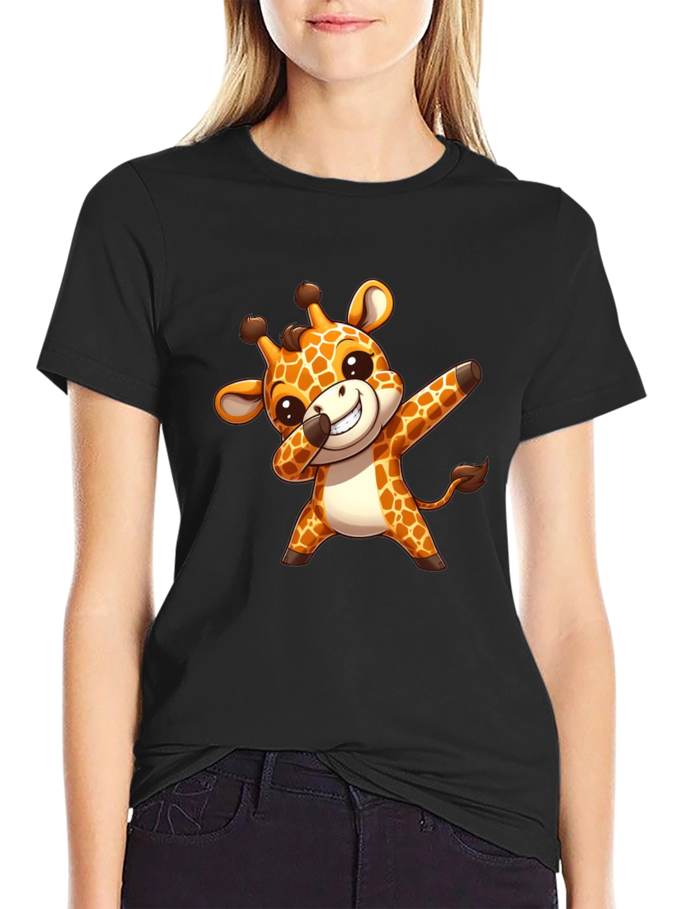 Cute Giraffe Dab T-Shirt - Trendy & Unique Design
