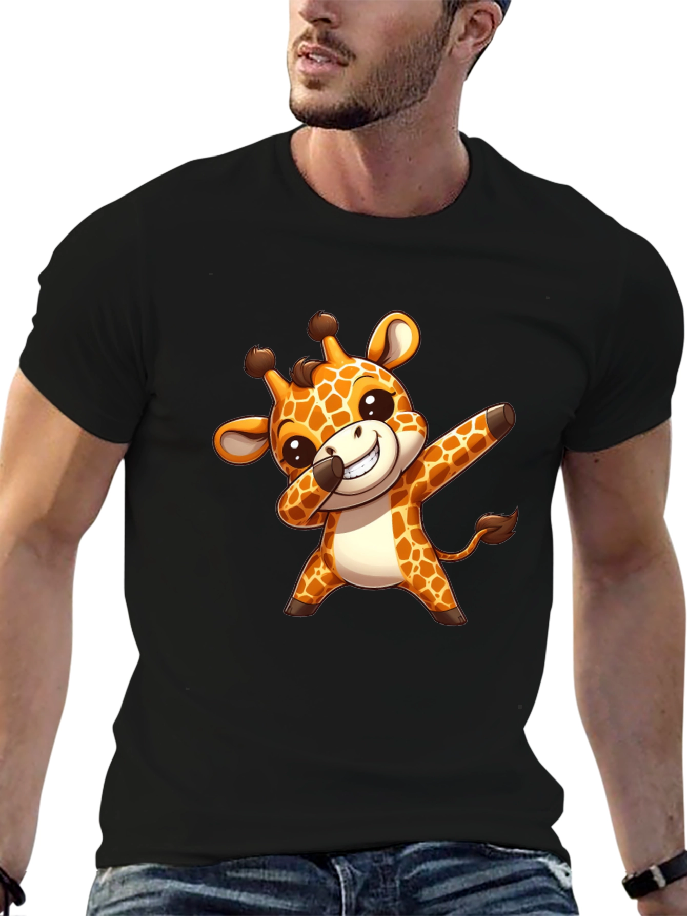 Cute Giraffe Dab T-Shirt - Trendy & Unique Design