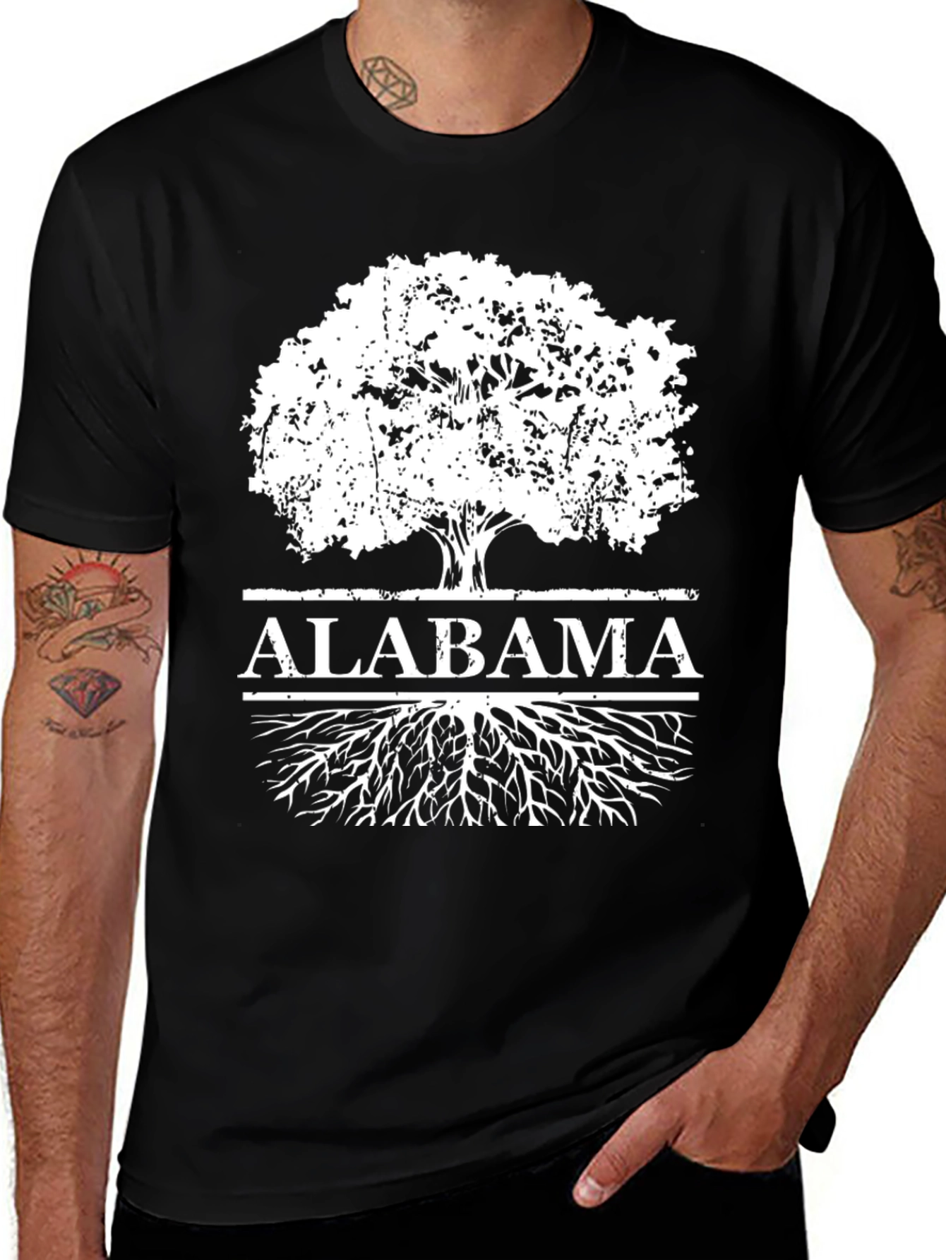 Alabama Tree Roots T-Shirt - State Pride