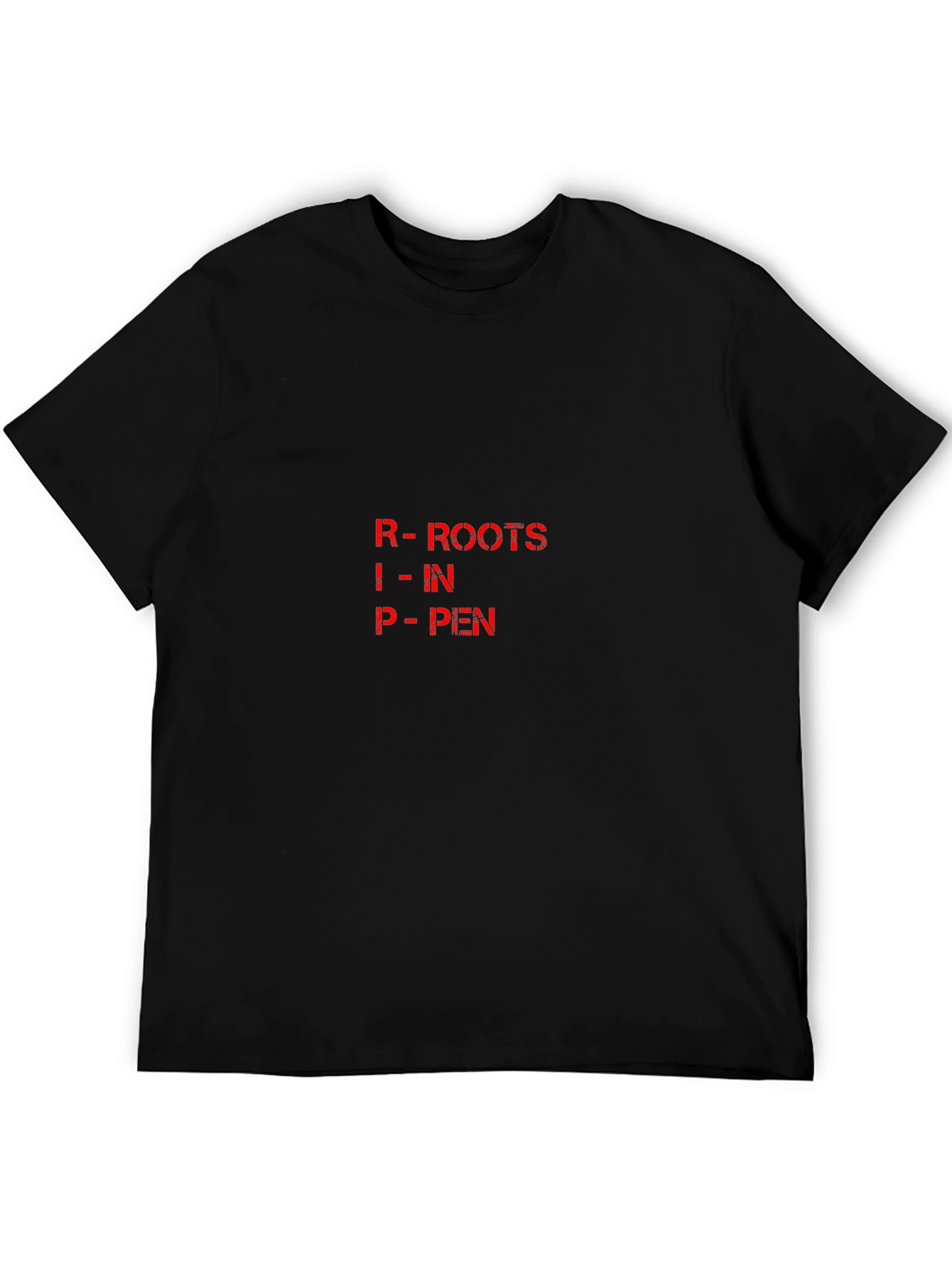 Roots In Pen Black T-Shirt