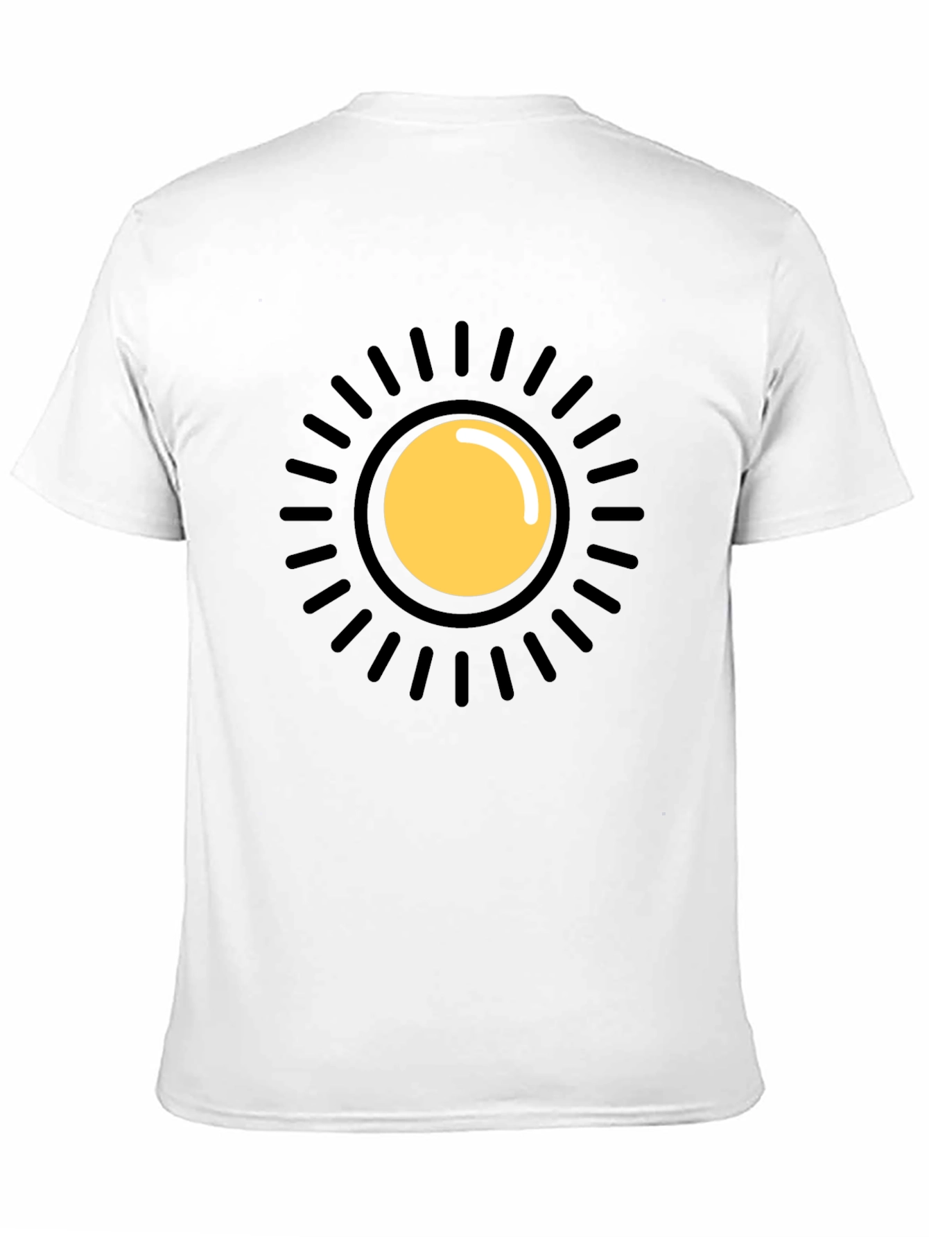 Sun Graphic Black T-Shirt